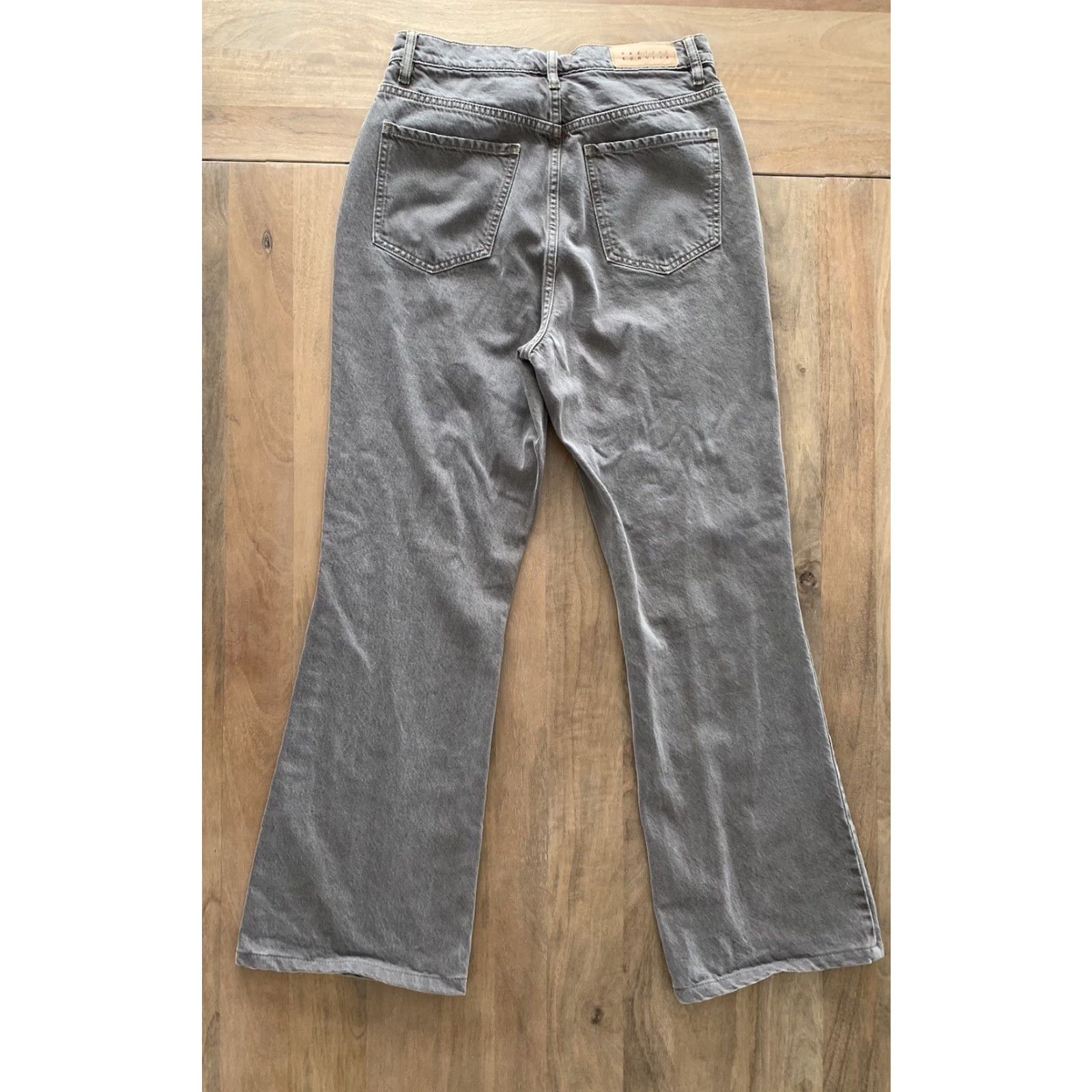 Pacsun VINTAGE Pacsun High Rise Boot Cut Denim Jeans Women 28x29 Button Fly Gray 90s Cowboy Hippie Retro Southwestern Pacific? Size 28" / US 6 / IT 42 - 2 Thumbnail