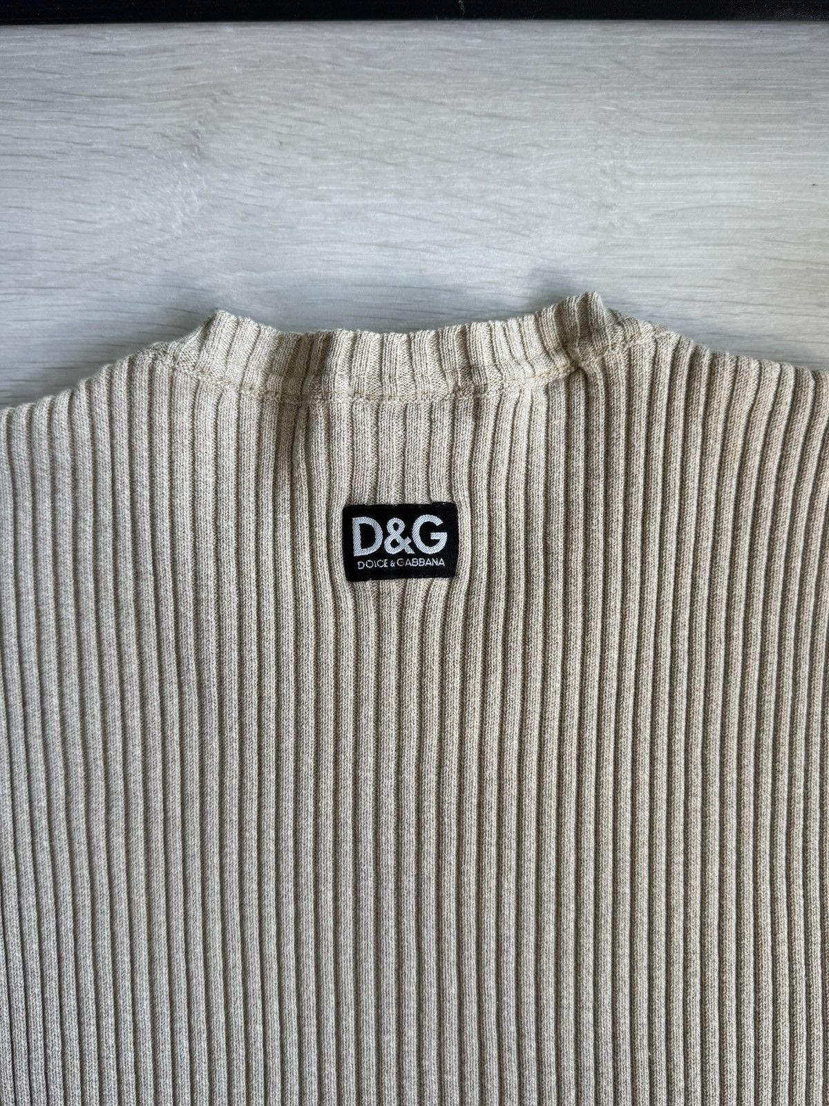 Dolce & Gabbana Vintage Dolce & Gabbana Knitted T-shirt Size M / US 6-8 / IT 42-44 - 13 Thumbnail