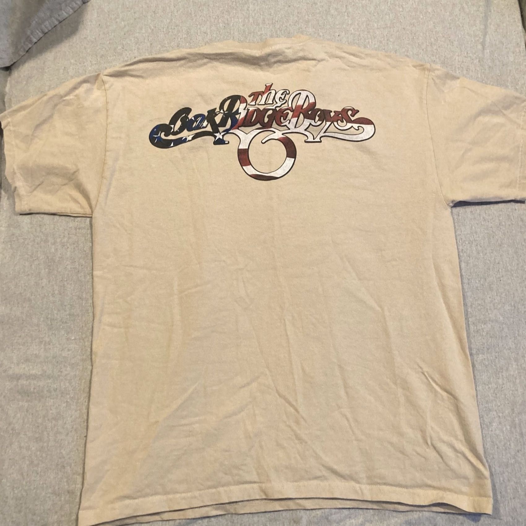 Gildan VINTAGE The Oak Ridge Boys Sacrifice For Me T Shirt MILITARY USA Size L Beige Mens Short Sleeve Gildan Stitch Size US L / EU 52-54 / 3 - 4 Thumbnail