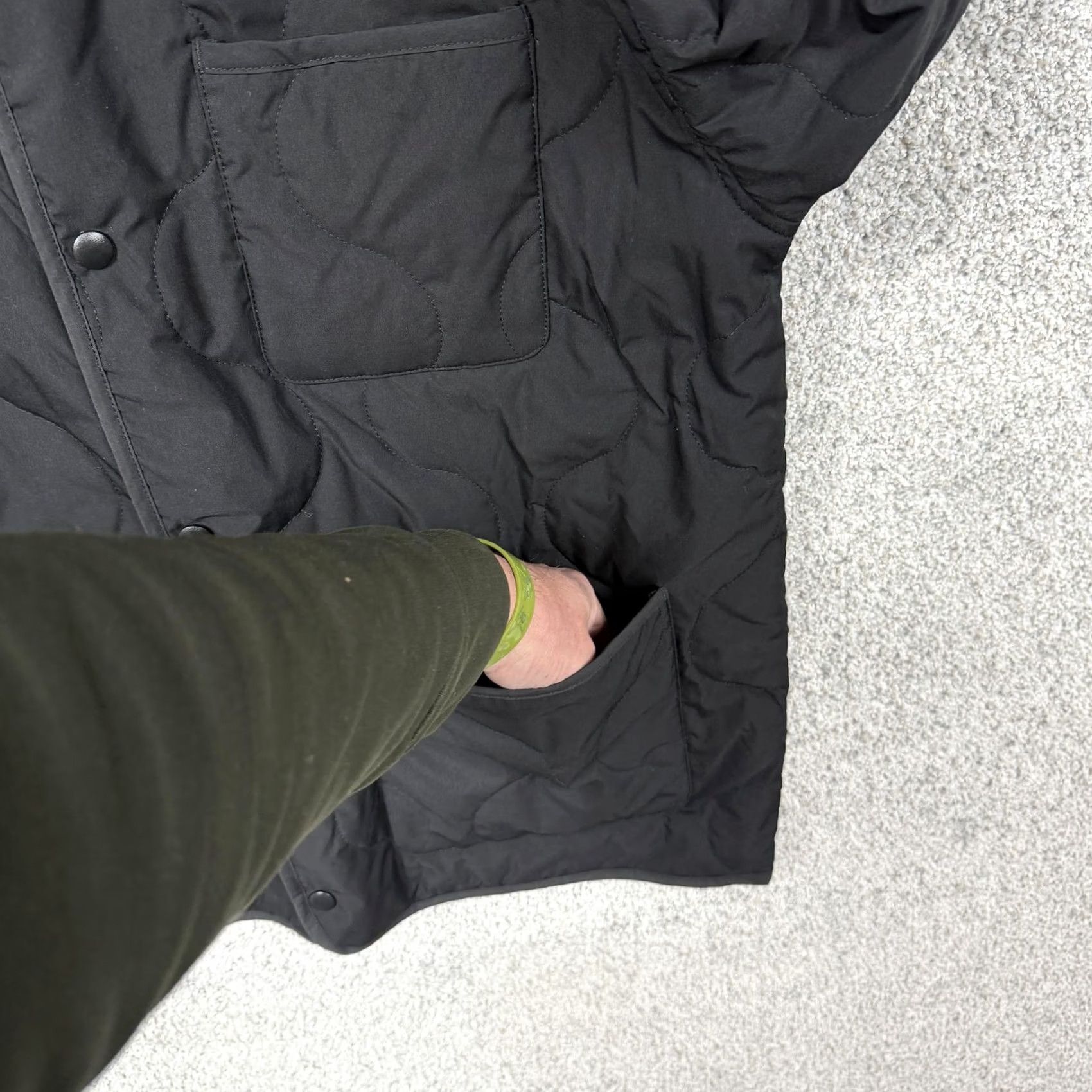 Vintage Original Use Quilted Liner Jacket M Black Men's Jacket Spring/Fall Winter Quilted Pockets Snap Front Casual Streetwear Size US M / EU 48-50 / 2 - 6 Thumbnail