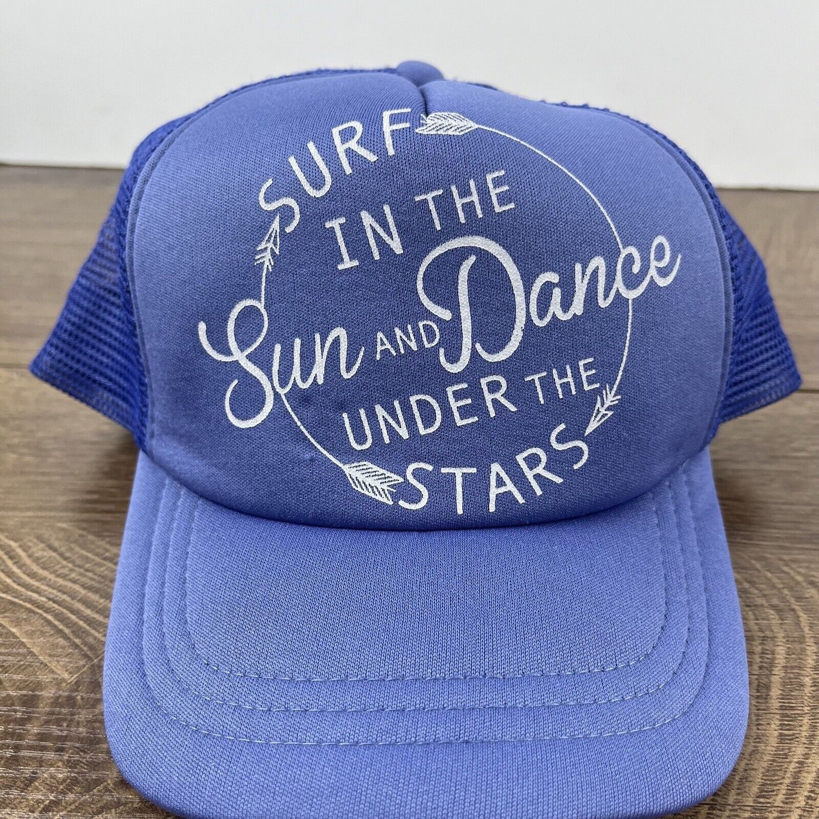 Other Surf in the Sun Hat Dance in the Rain Snapback Hat Blue Hat Size ONE SIZE - 4 Thumbnail