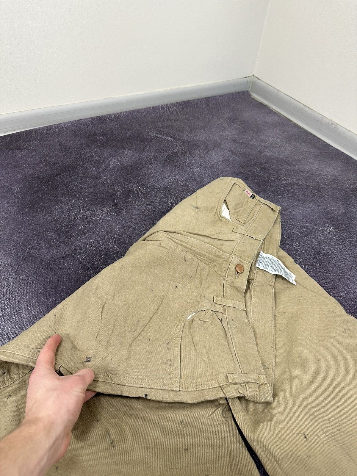 Carhartt Vintage Carhartt Flame Resistant Distressed USA Work Pants Size US 36 / EU 52 - 11 Thumbnail