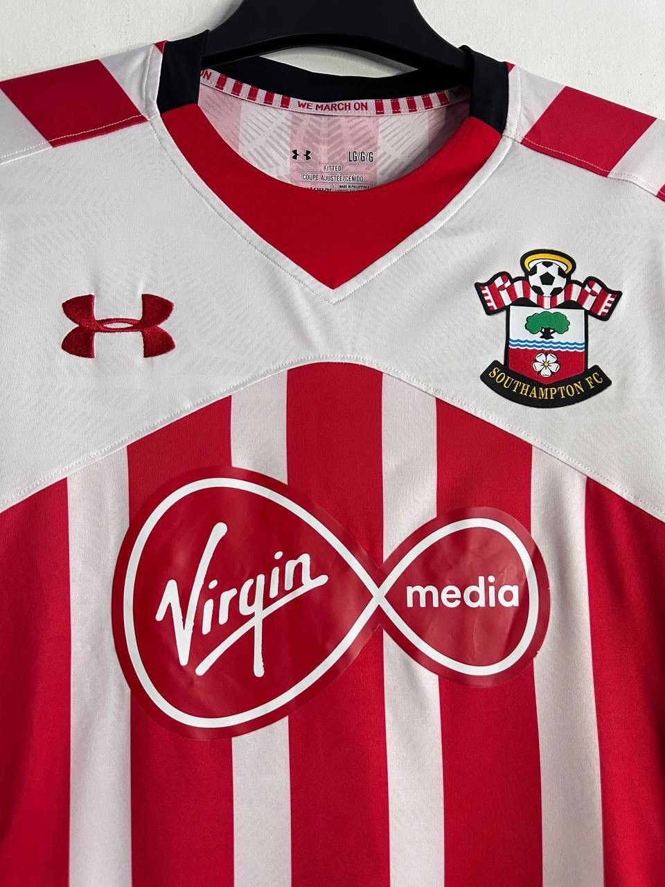 Under Armour Under Armour Southampton FC Home Soccer Jersey 2016/17 🇬🇧 Size US L / EU 52-54 / 3 - 2 Thumbnail