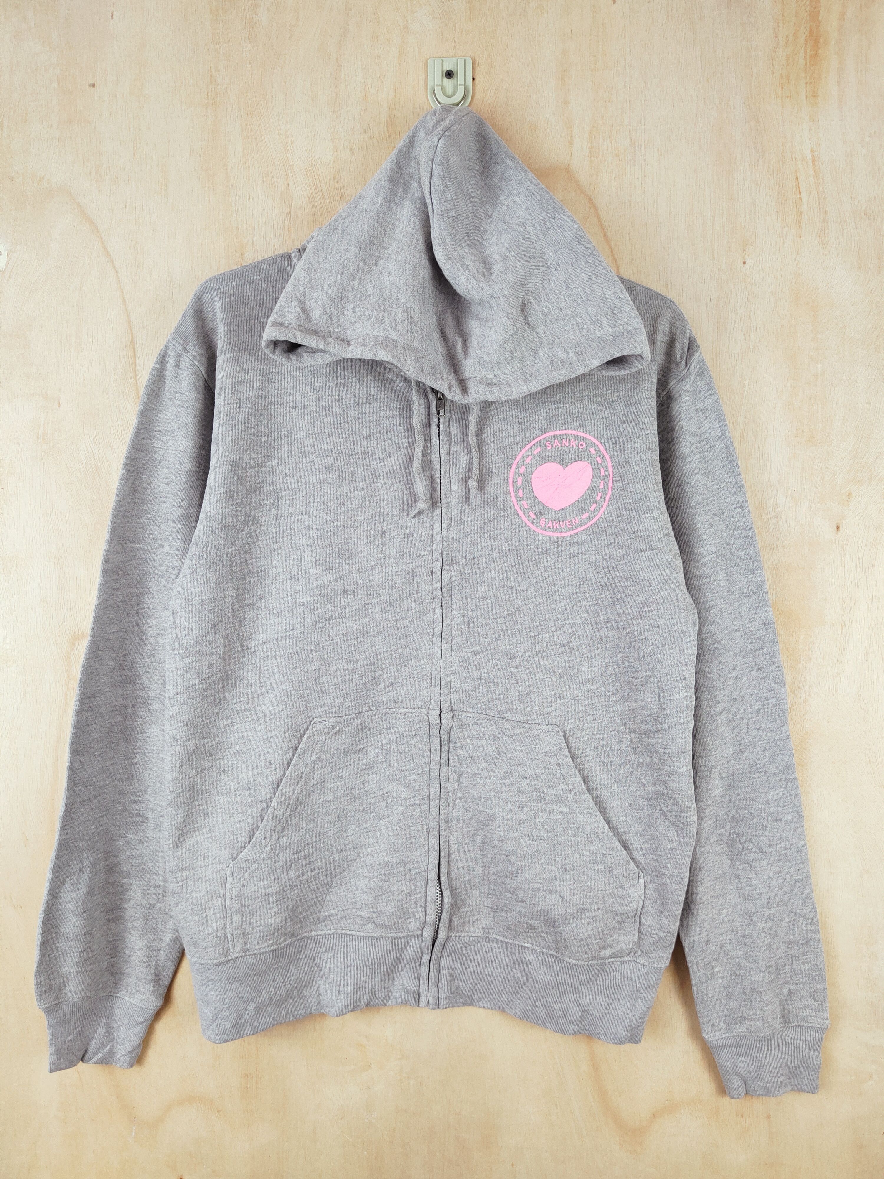Homespun Knitwear × Vintage Vintage Jellan Gray Hoodie Sweaters Size M / US 6-8 / IT 42-44 - 1 Thumbnail