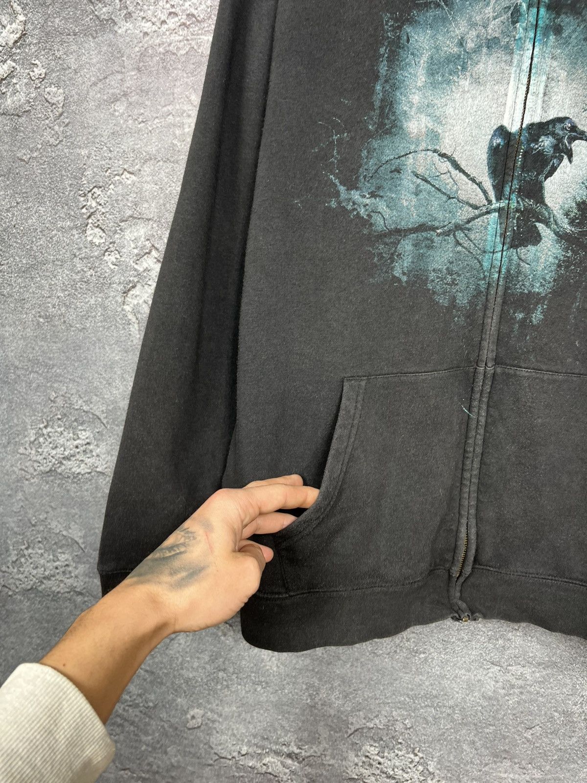 Band Tees Vintage Eluveicig Faded Band Zip Hoodie Size Xl Size US XL / EU 56 / 4 - 5 Thumbnail
