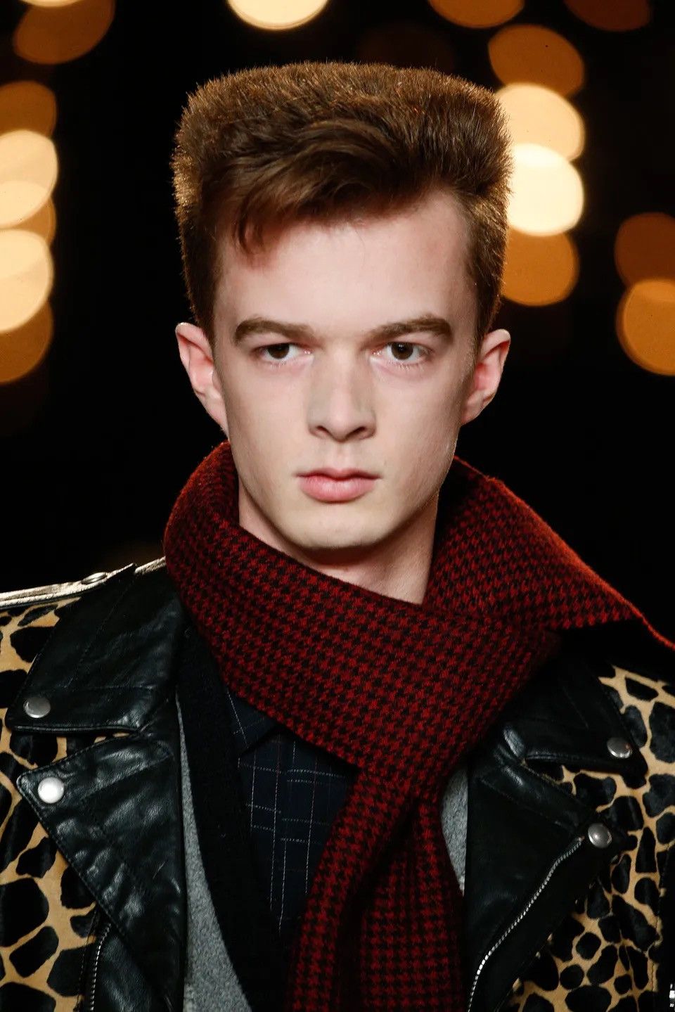 Hedi Slimane × Saint Laurent Paris FW14 Animal Print Biker Jacket Size US S / EU 44-46 / 1 - 11 Thumbnail