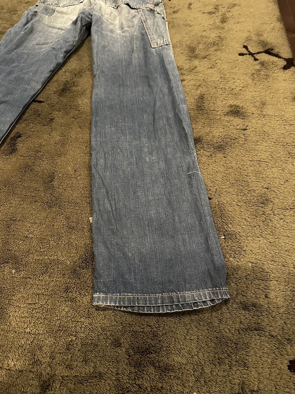 Lee × Levi's × Vintage Vintage 1960’s Big Smith Distressed and Repaired Denim Size US 30 / EU 46 - 16 Thumbnail