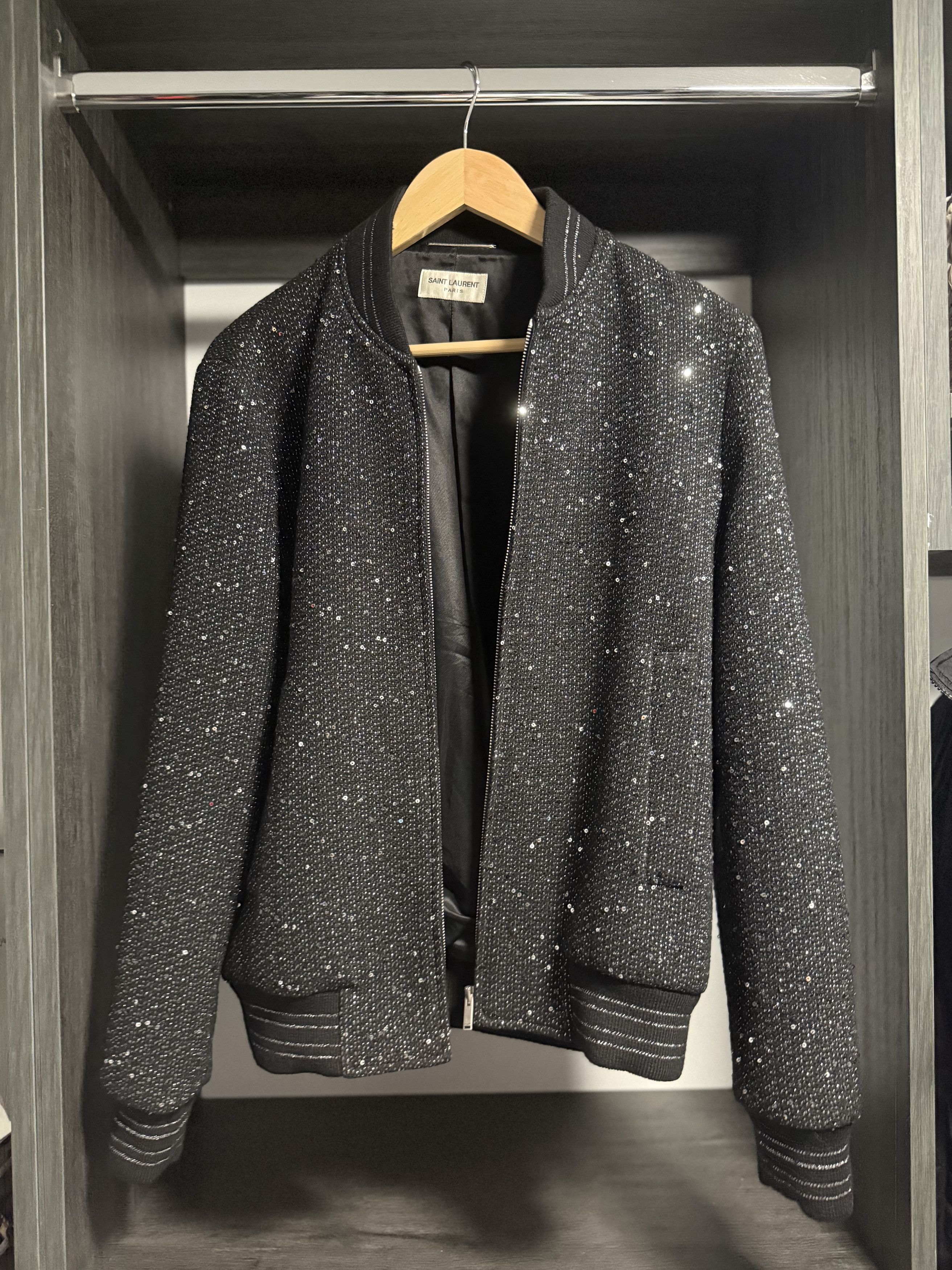 Saint Laurent Paris Saint Laurent Sparkling Wool Jacket Size US M / EU 48-50 / 2 - 6 Thumbnail