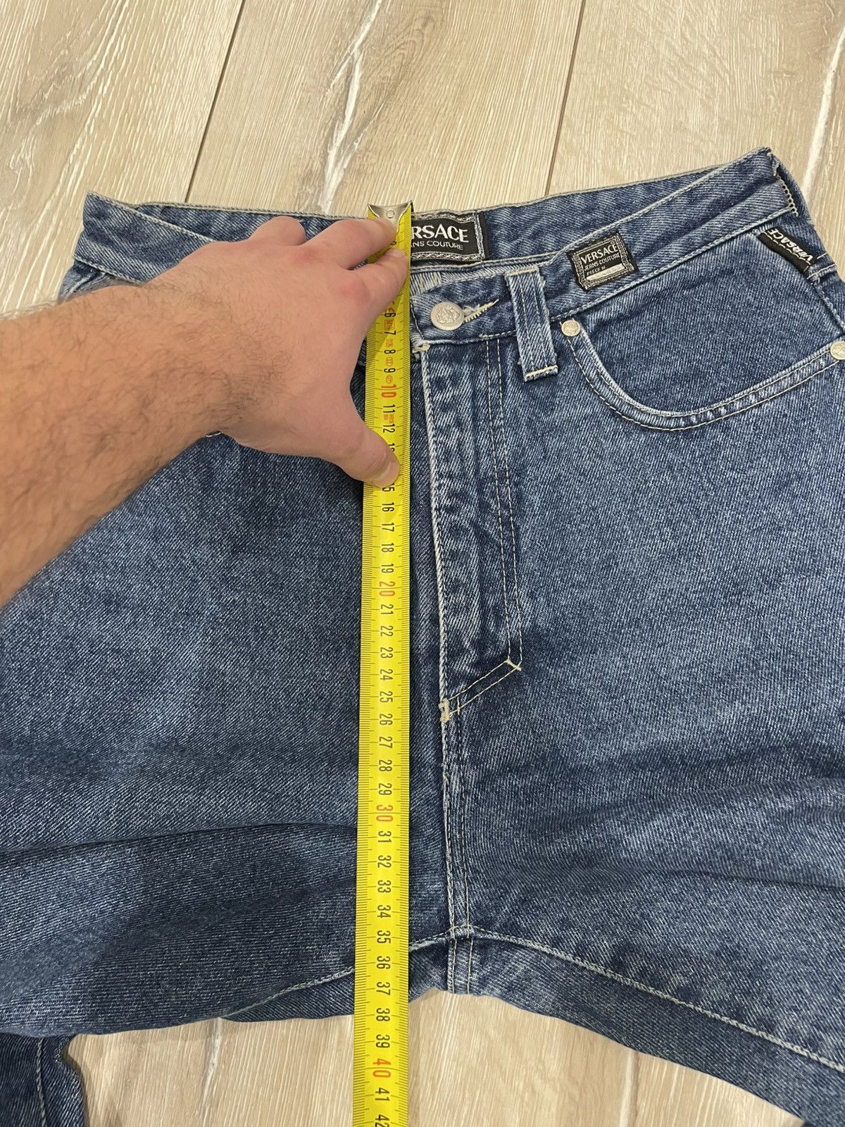 Versace Jeans Couture Vintage 90s Versace Jeans Couture Denim size 31 Size US 31 - 17 Thumbnail