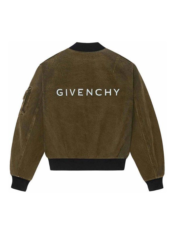 Givenchy o1w1db10325 Reversible Bomber Denim in Black Size US XXL / EU 58 / 5 - 4 Thumbnail