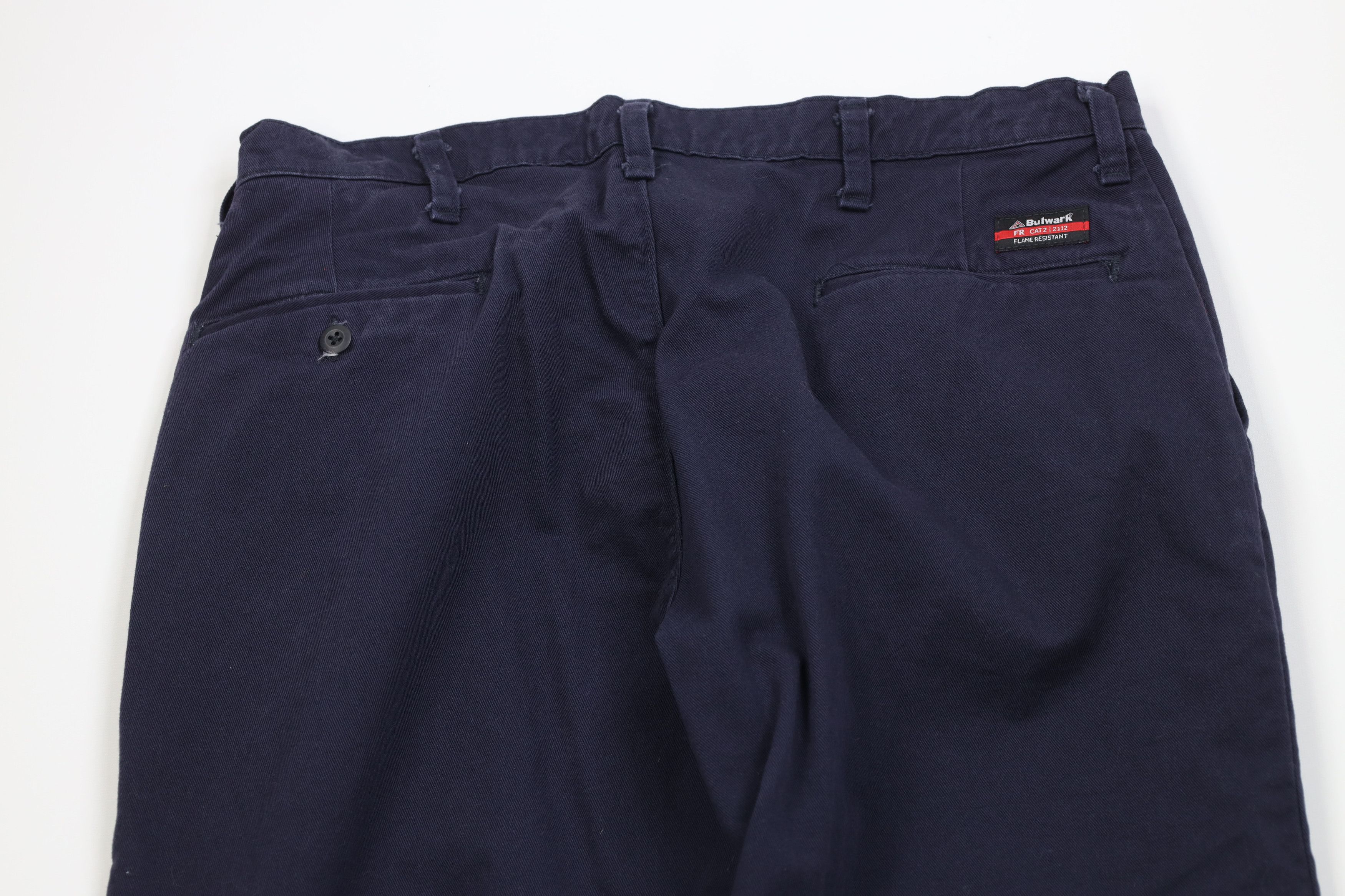 Vintage Bulwark FR Fire Flame Resistant Workwear Chino Pants Size US 36 / EU 52 - 11 Thumbnail