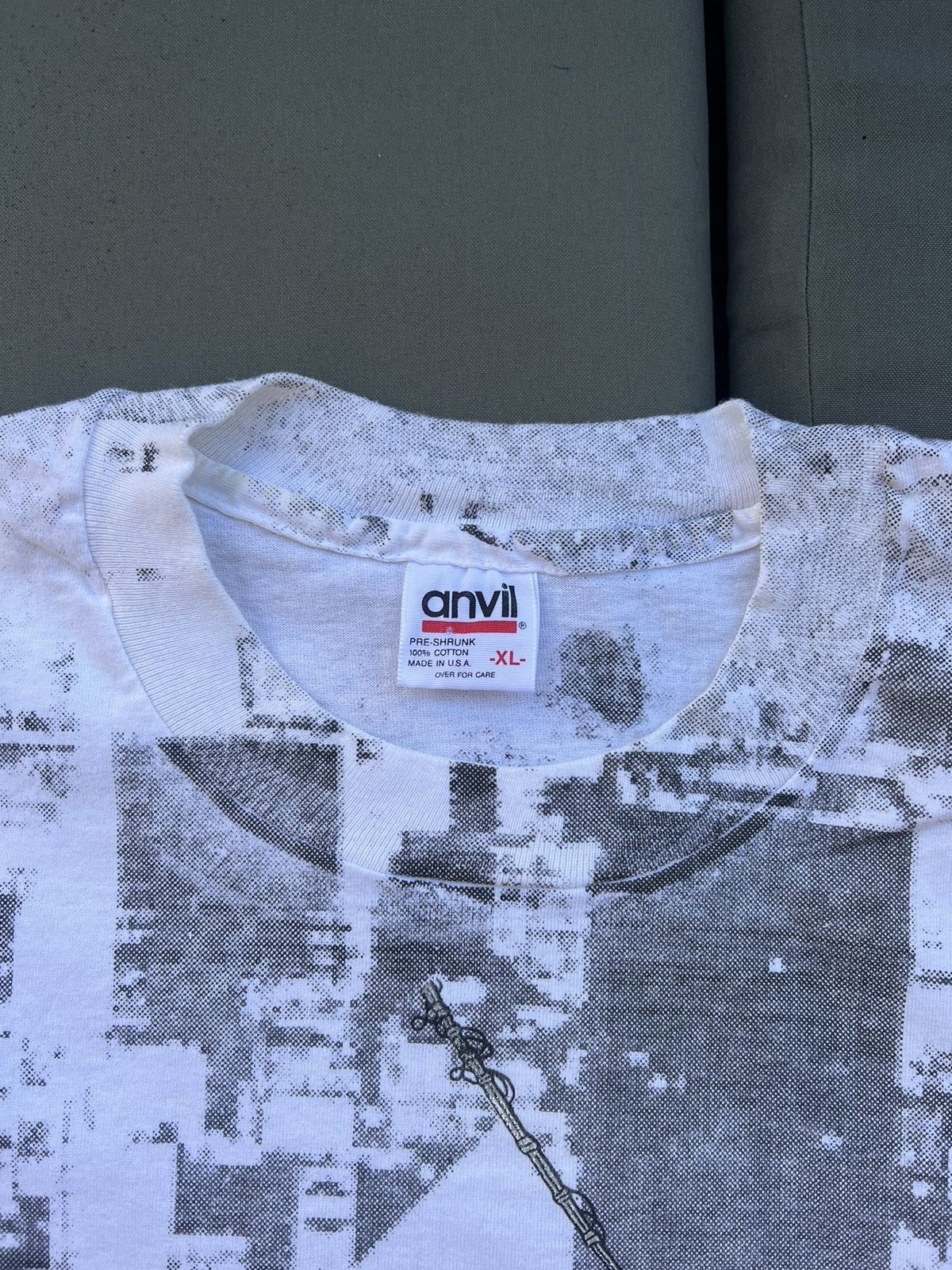 Anvil × Vintage Vintage marvel Anvil Spiderman Single stitch made in usa aop Size US XL / EU 56 / 4 - 3 Thumbnail