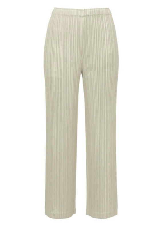 Issey Miyake issey miyake size:3 Cream-colored pleated pants Size 42" / US 20 - 1 Thumbnail