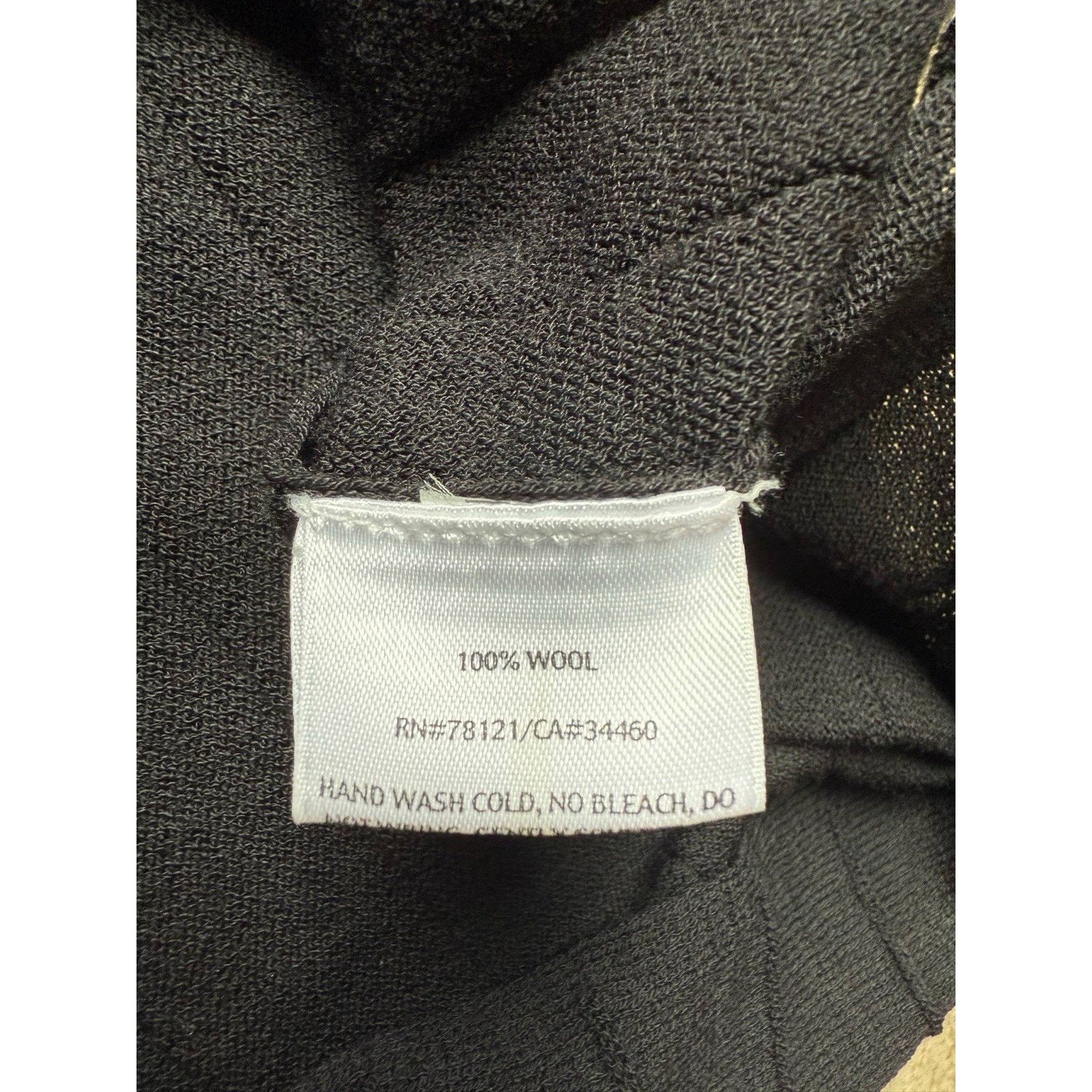 Eileen Fisher Eileen Fisher Washable Italian Wool Black Pleated Dress Med Size M / US 6-8 / IT 42-44 - 6 Thumbnail