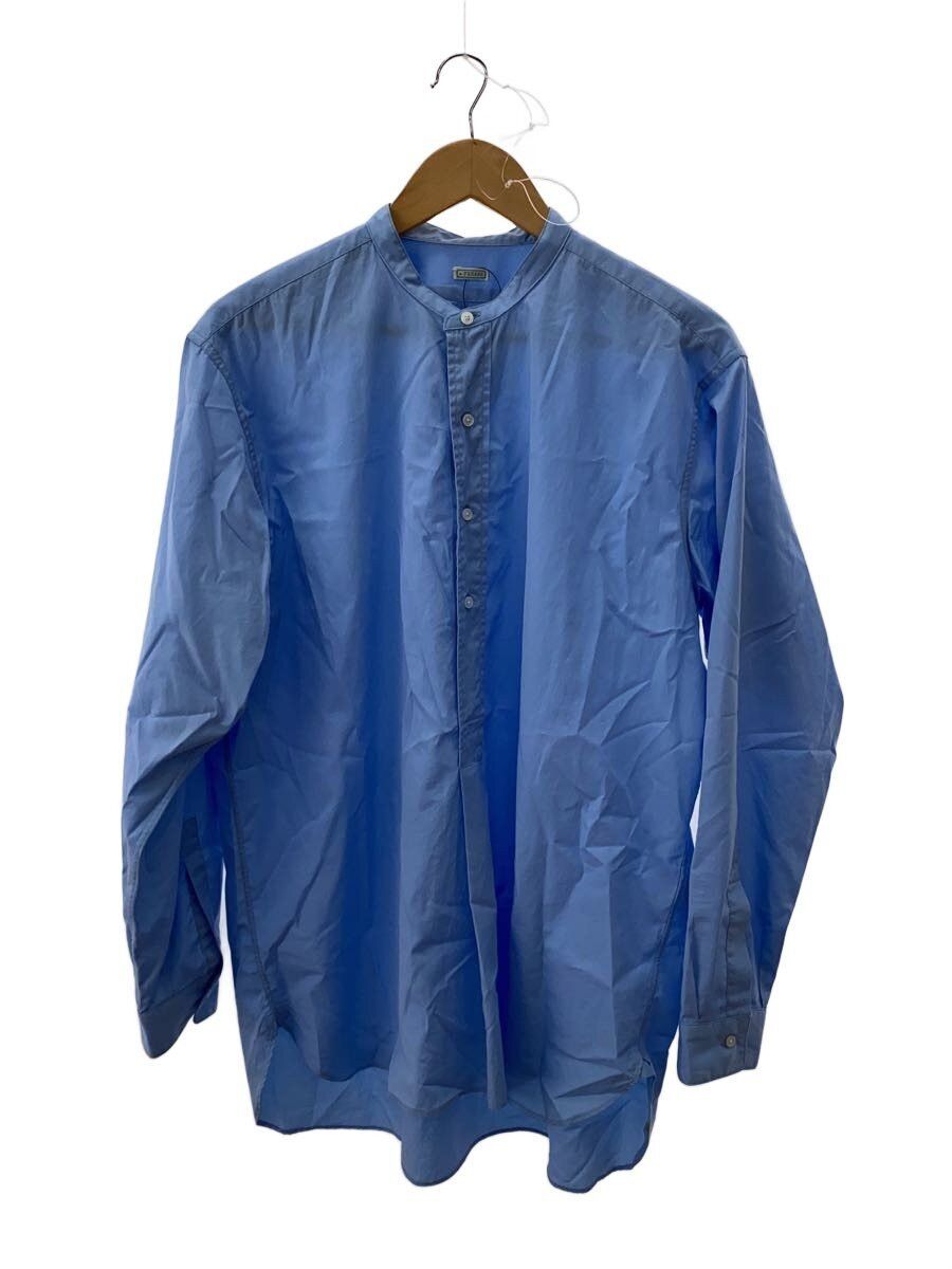A.PRESSE Blue Cotton Long-sleeved Shirt Size US M / EU 48-50 / 2 - 1 Thumbnail