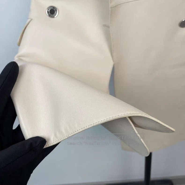 Hermes Hermes Full Leather Vest White Size XXS / US 00 / IT 34 - 8 Thumbnail