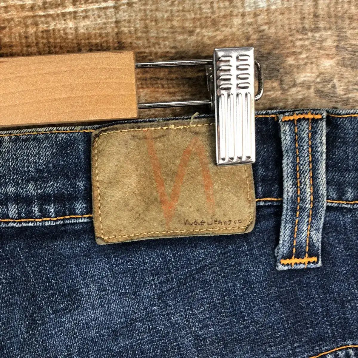 Nudie Jeans DLL Nudie vintage faded Jeans Blue Denim Pants #C138 Size US 32 / EU 48 - 6 Thumbnail