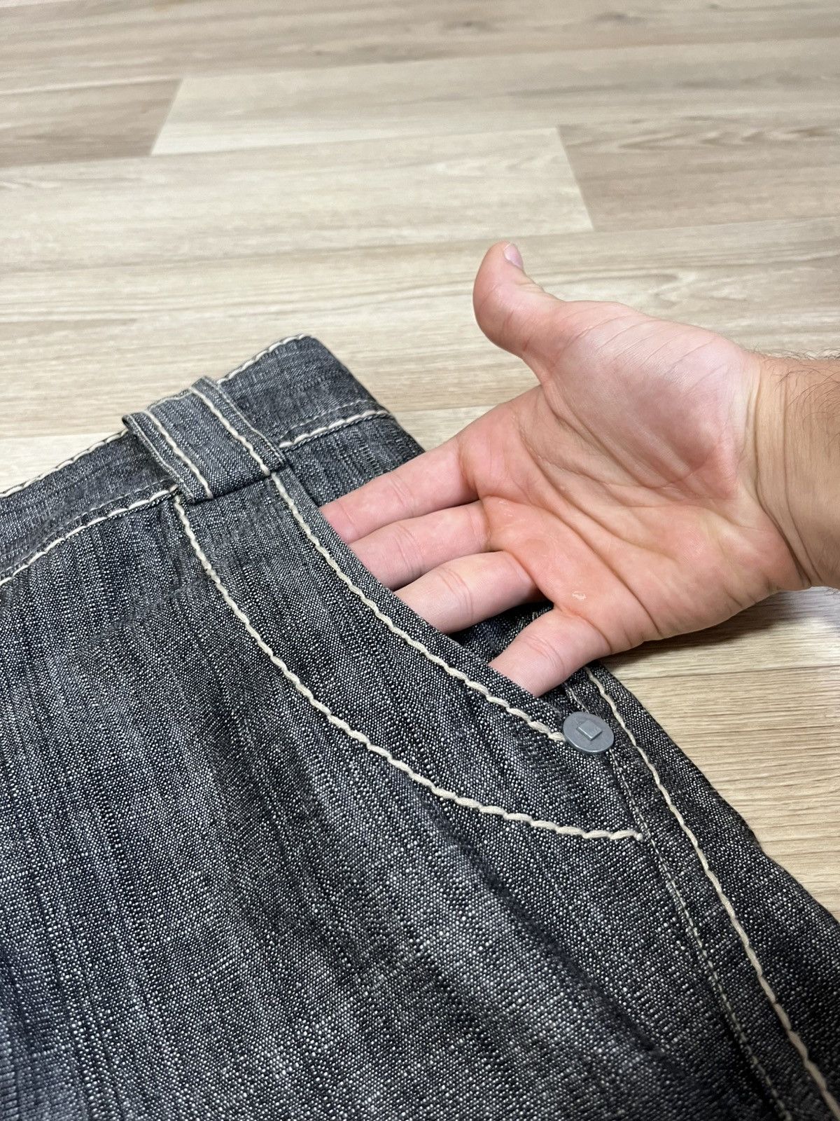 Marithe + Francois Girbaud Le Jean De Marithe Francois Girbaud Vintage Women’s Skirt Size 30" / US 8 / IT 44 - 4 Thumbnail