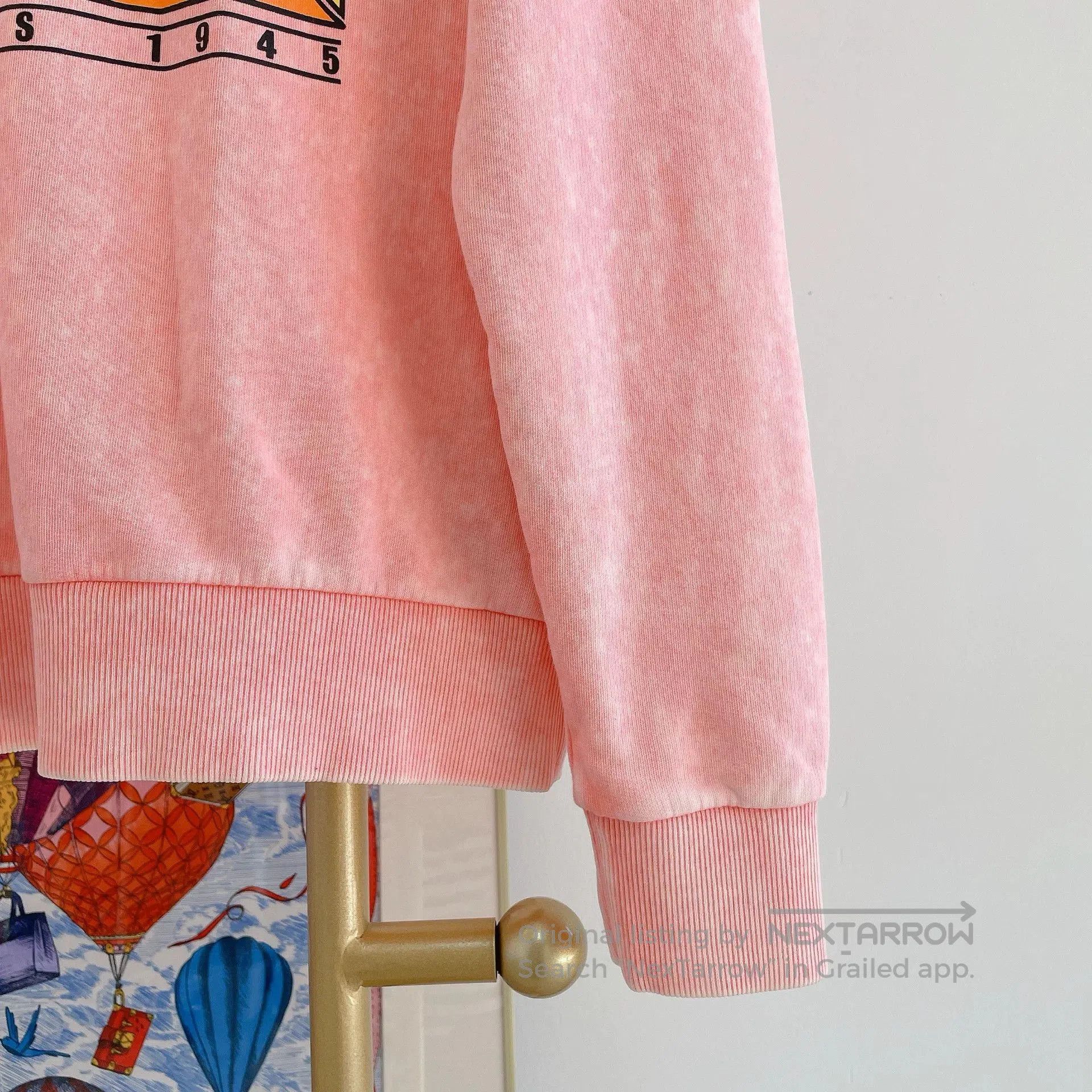 Balmain Balmain Pink Vintage Crewneck Sweatshirt. Size XS / US 0-2 / IT 36-38 - 5 Thumbnail