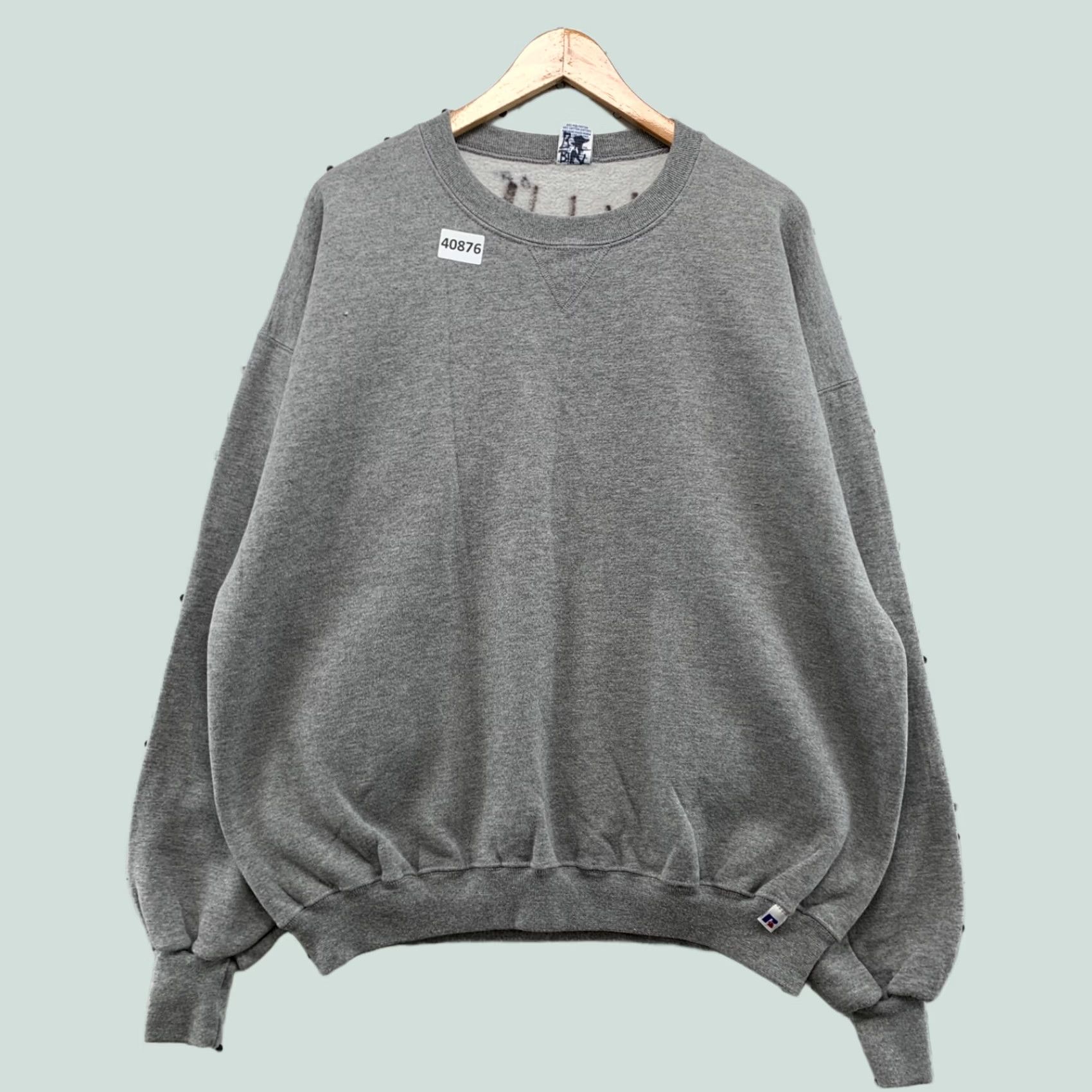 Russell Athletic VINTAGE Russell Athletic Sweatshirt Mens 2XL Gray 90s Made USA Crewneck Size US XXL / EU 58 / 5 - 1 Thumbnail