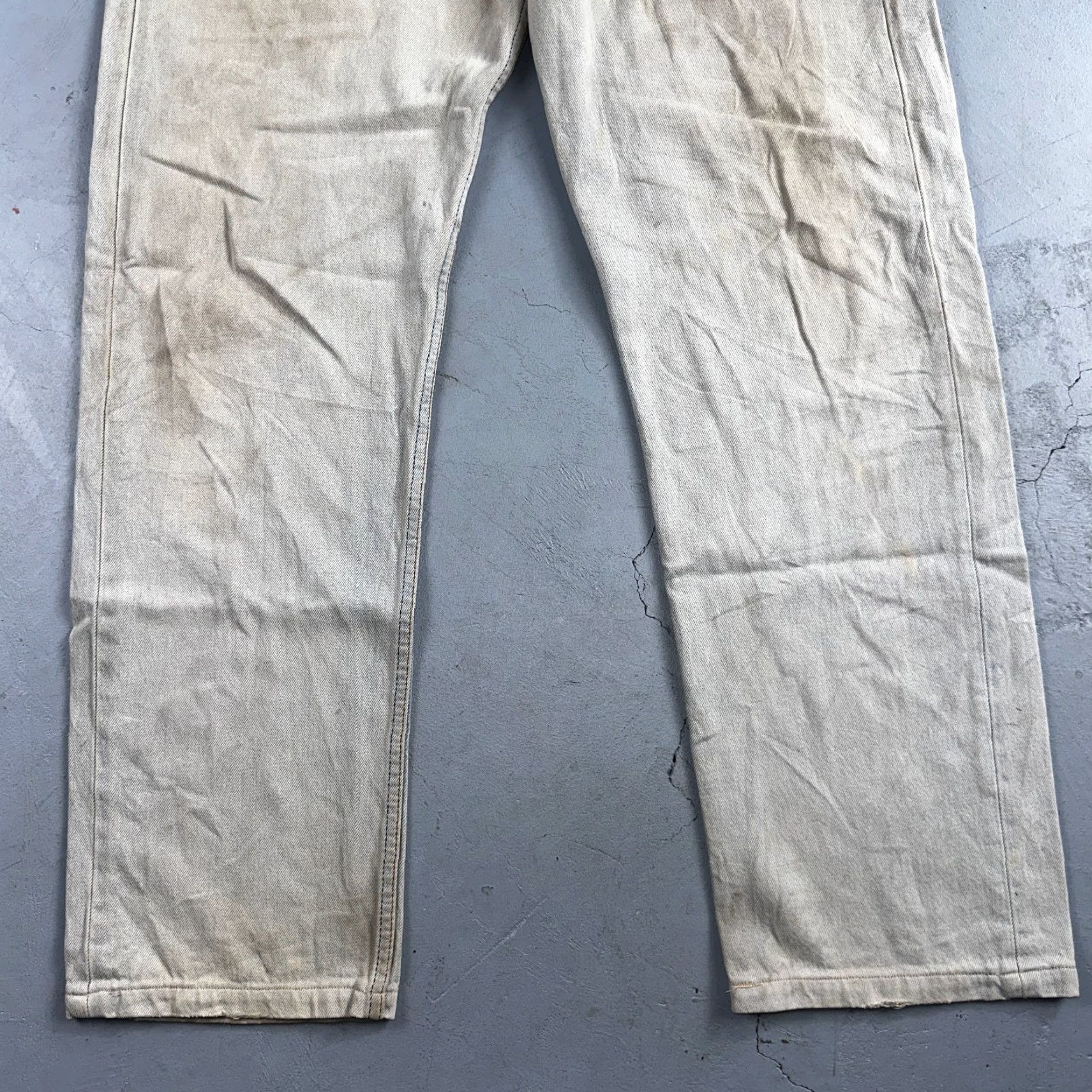 Levi's VINTAGE Levi's 501 Jeans Straight Mens Regular 38 Light Blue 90s UK 501 Series 5-Pocket Denim Size US 38 / EU 54 - 3 Thumbnail