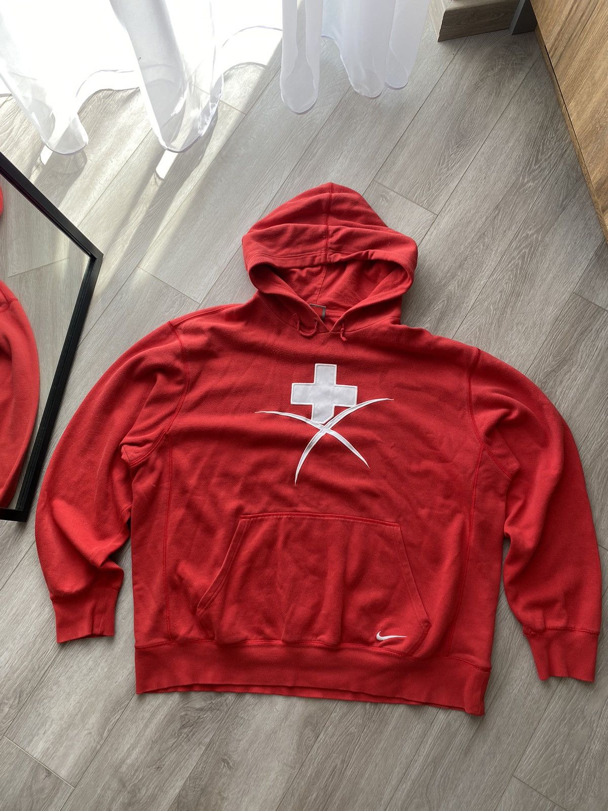 Nike × Vintage Rare Switzerland Swiss Ice Hockey Vintage Hoodie Size US XXL / EU 58 / 5 - 1 Thumbnail