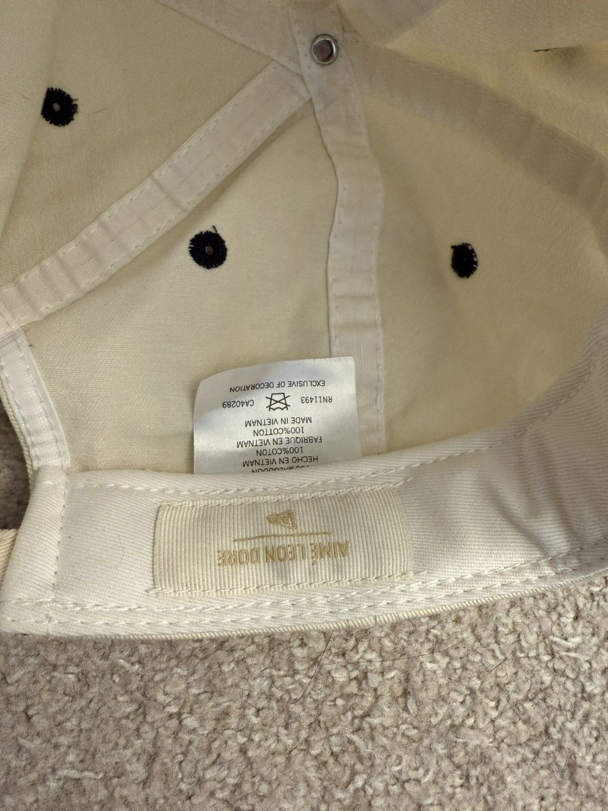 Aime Leon Dore × New Era Aime Leon Dore x New Era Yankees Ballpark Hat (Cream/Navy) Size ONE SIZE - 4 Thumbnail