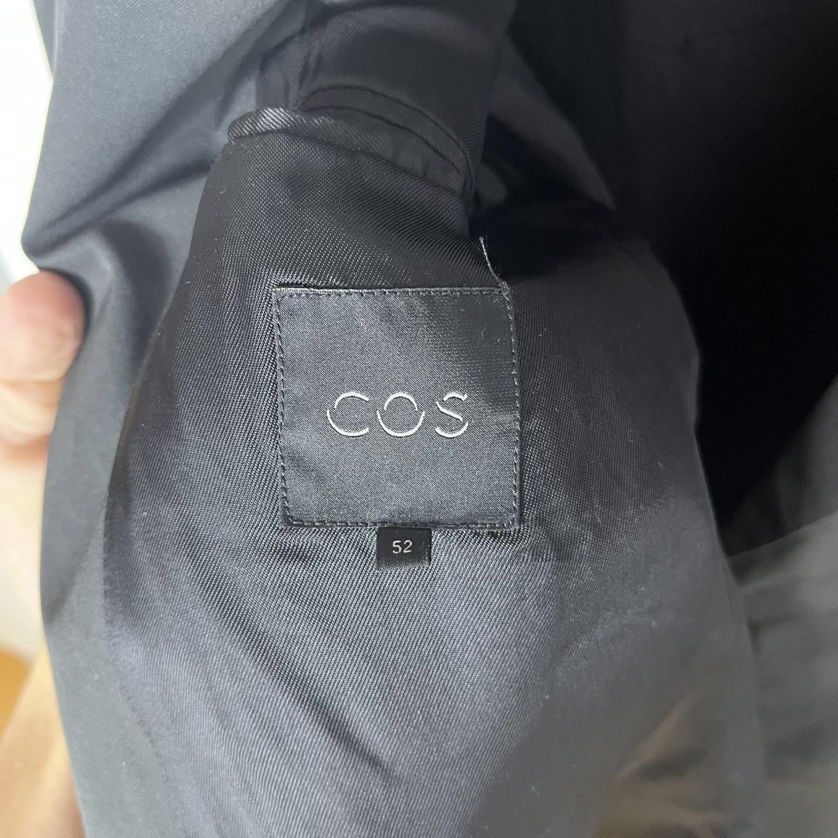 Cos COS Black Blazer Jacket Classic Formal Luxury Designer Size 52R - 4 Thumbnail