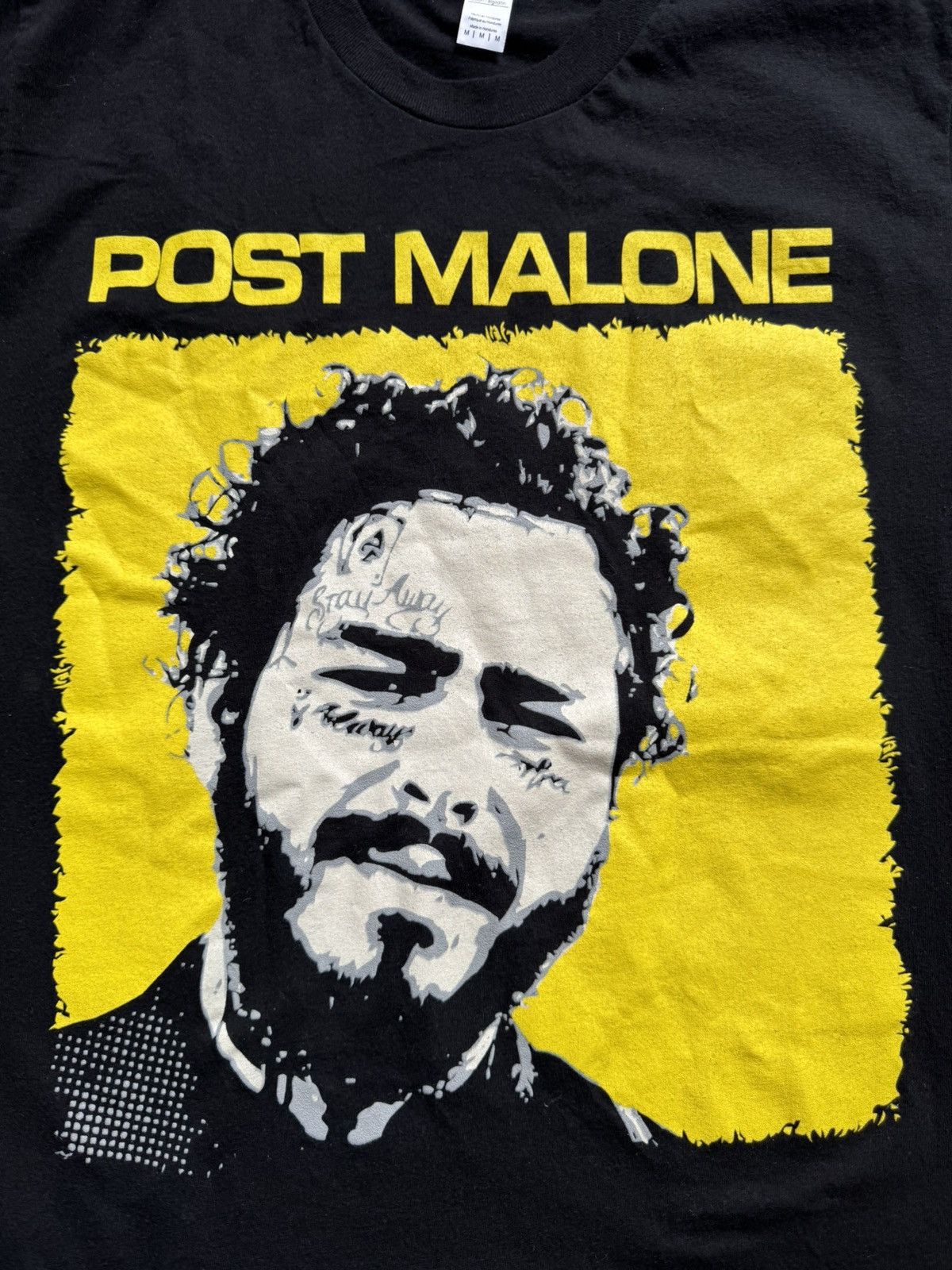 Band Tees × Rap Tees × Vintage Post Malone big logo tee 2021 Festival Size US M / EU 48-50 / 2 - 4 Thumbnail