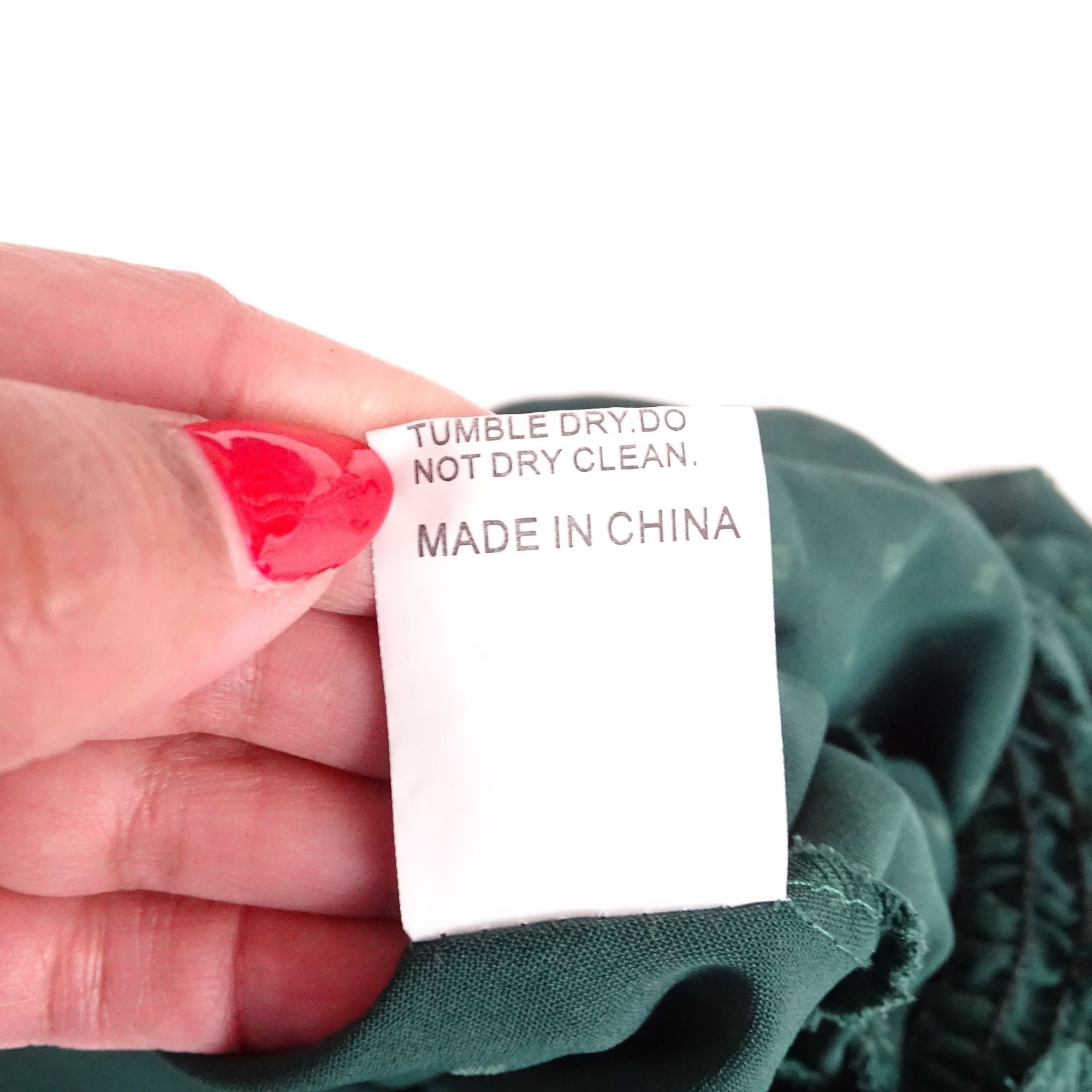 Shein Shein Green Swiss Dot Ruffle Tiered Fit & Flare Dress Size 4 Size S / US 4 / IT 40 - 7 Thumbnail
