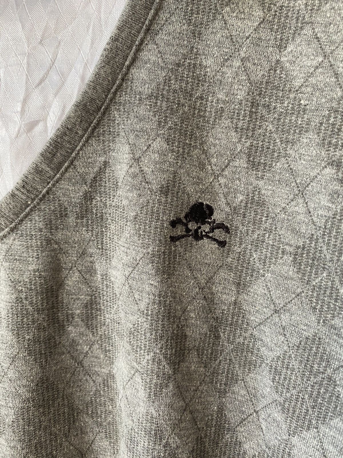 14th Addiction × KMRii × Yasuyuki Ishii Double Layers Long Sleeve Skull Punk Rock Style Size US L / EU 52-54 / 3 - 4 Thumbnail