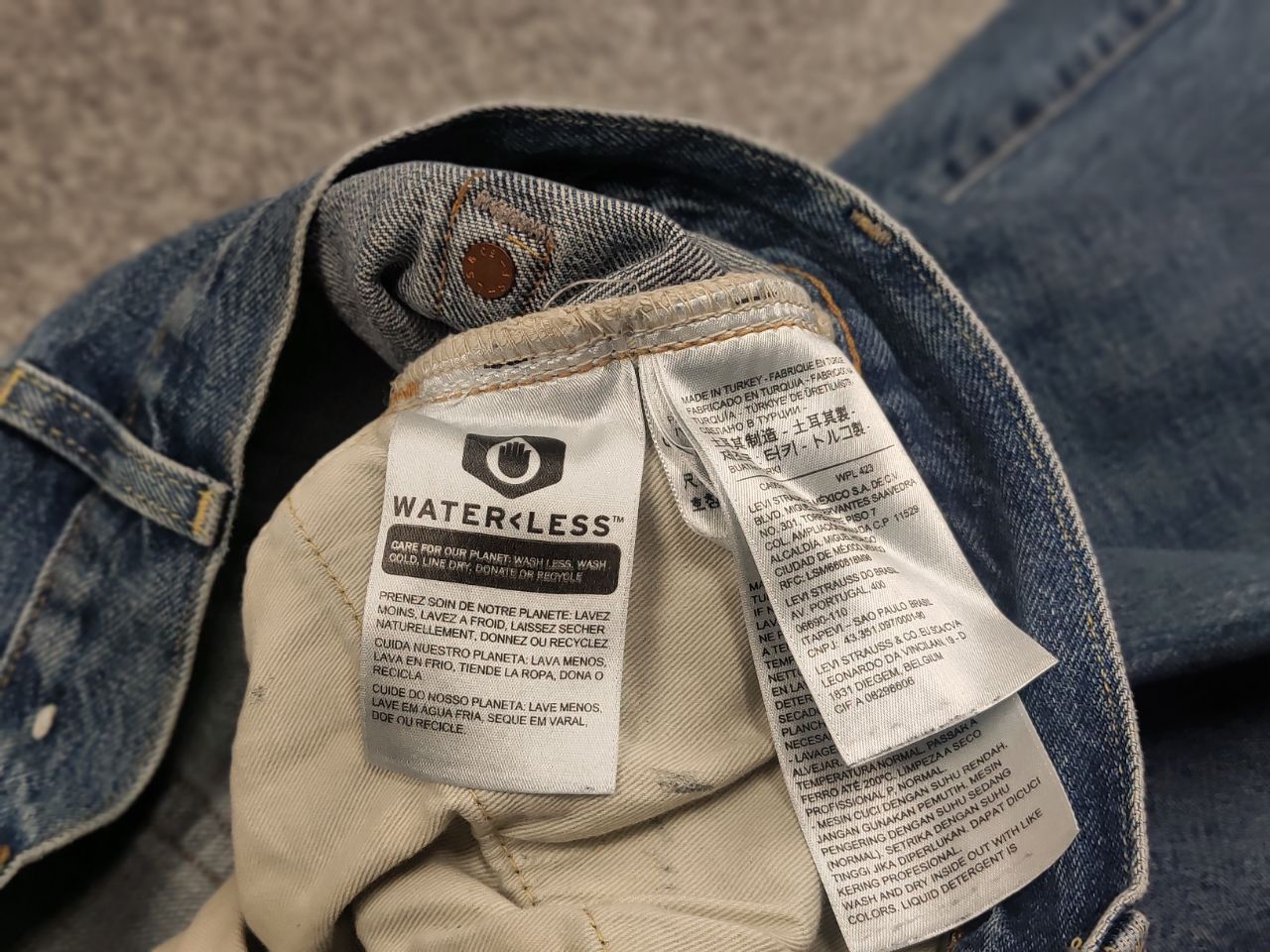 Levi's Vintage Levis Clothing Selvedge Denim Jeans Talon 50's Style Size US 30 / EU 46 - 19 Thumbnail