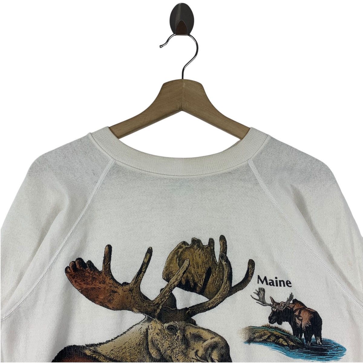 Habitat × Hanes × Vintage Vintage 90s HABITAT printed sweatshirt Size US M / EU 48-50 / 2 - 2 Thumbnail