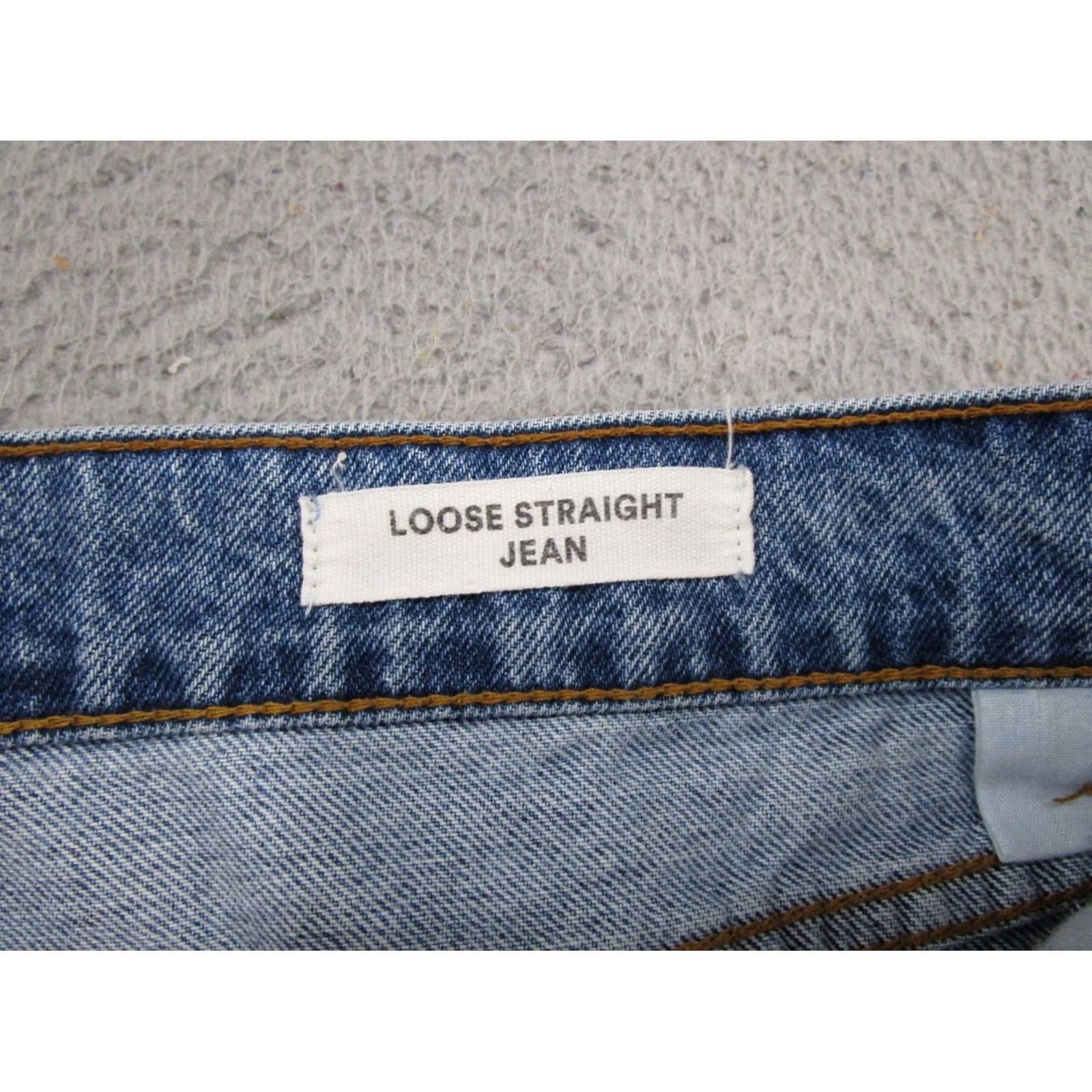 Cotton On Cotton:On Women's High-Rise Loose Straight Jeans Distressed Light Wash Size 10 Size 32" / US 10 / IT 46 - 5 Thumbnail
