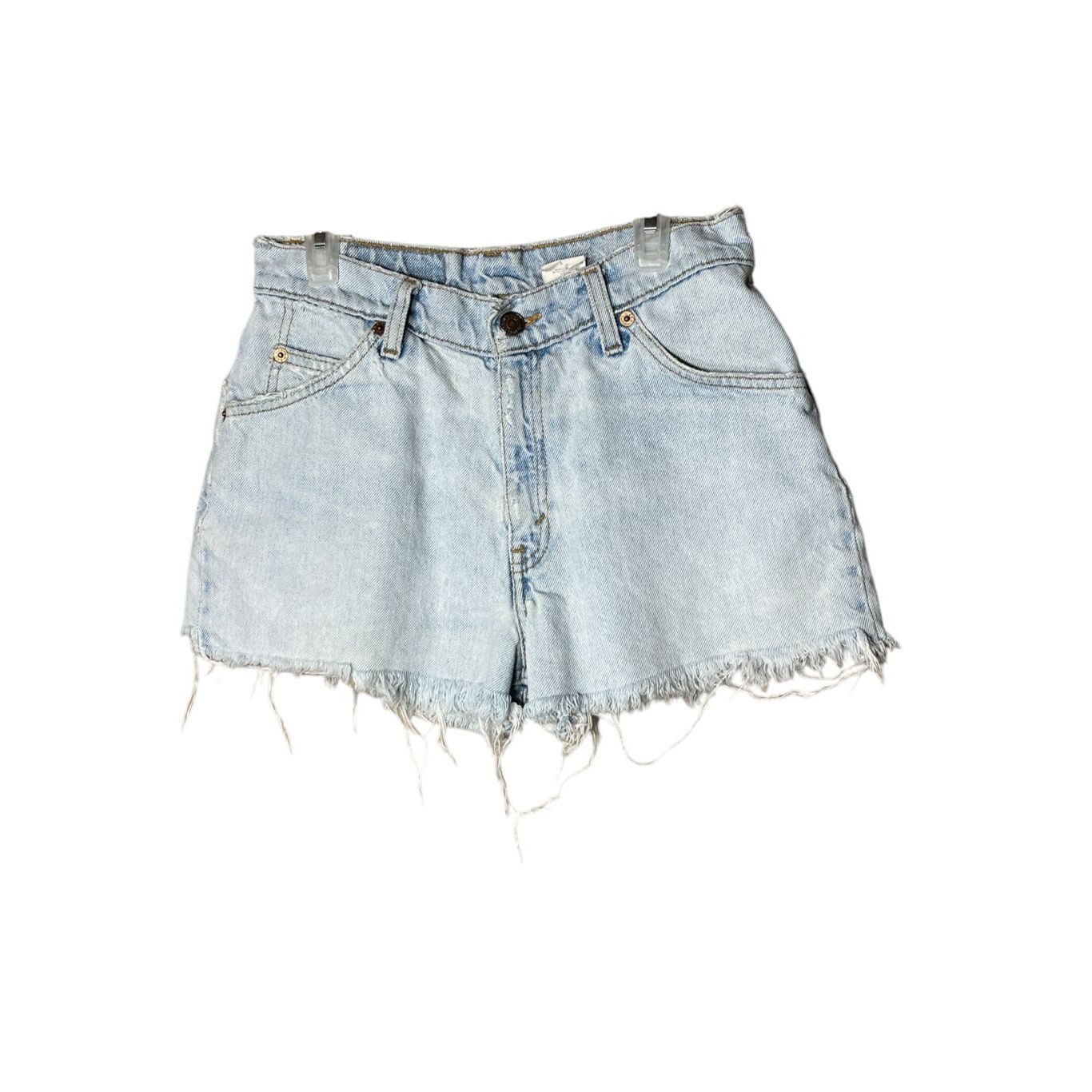 Levi's Vintage Levi’s High Rise Distressed Shorts Size 5 Size 28" / US 6 / IT 42 - 1 Thumbnail