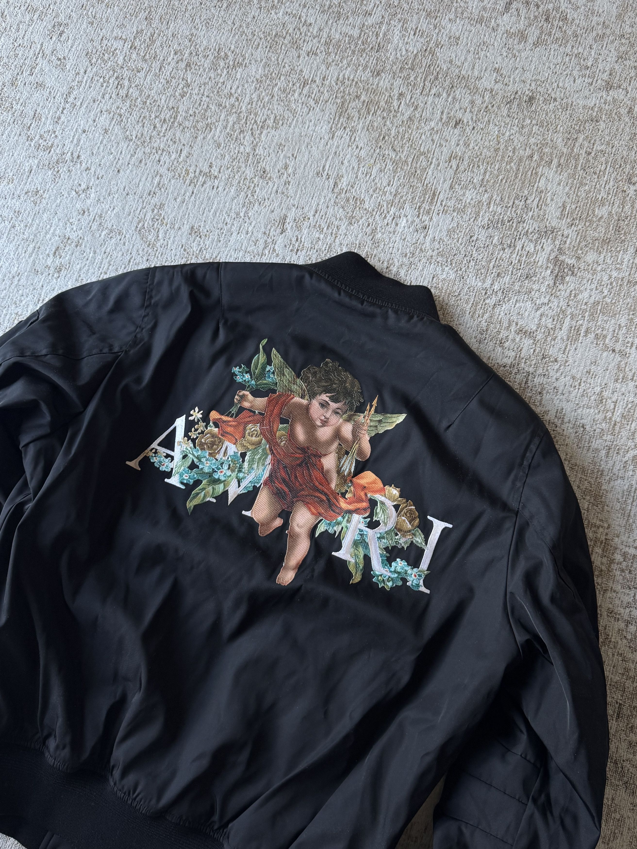 Amiri Amiri Cherub/Angel Silk Bomber Jacket | Size 48 | New Size US M / EU 48-50 / 2 - 3 Thumbnail