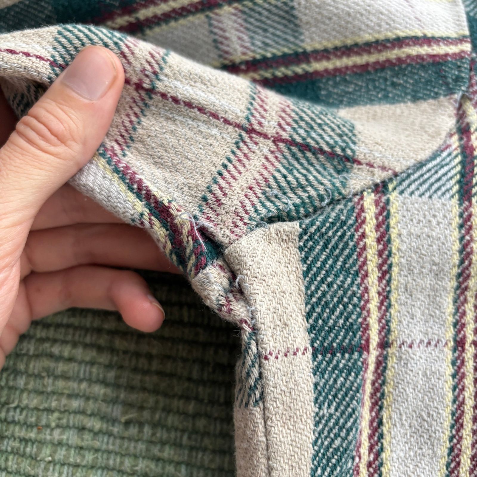 Vintage Vintage 1970s Cotton Plaid Flannel Shirt KingsRoad Sz M/L Size US M / EU 48-50 / 2 - 7 Thumbnail