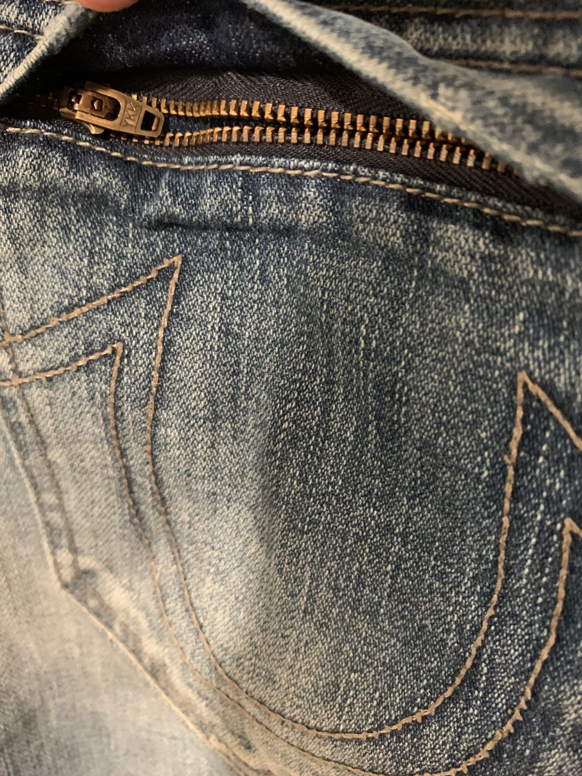 True Religion True Religion Mens Motorcycle Biker Jeans Size US 32 / EU 48 - 10 Thumbnail