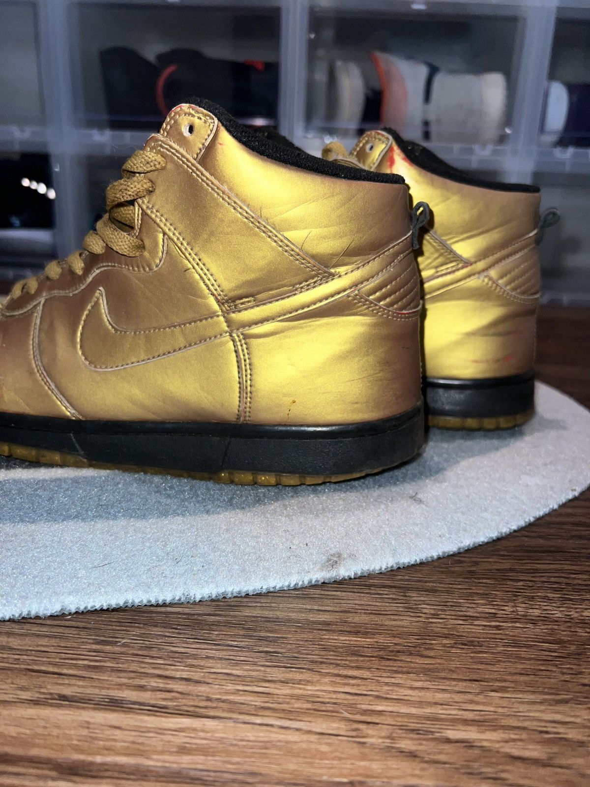 Nike OG Gold Nike High Olympic Dunk . Size 10.5 Olympic Size US 10.5 / EU 43-44 - 8 Thumbnail