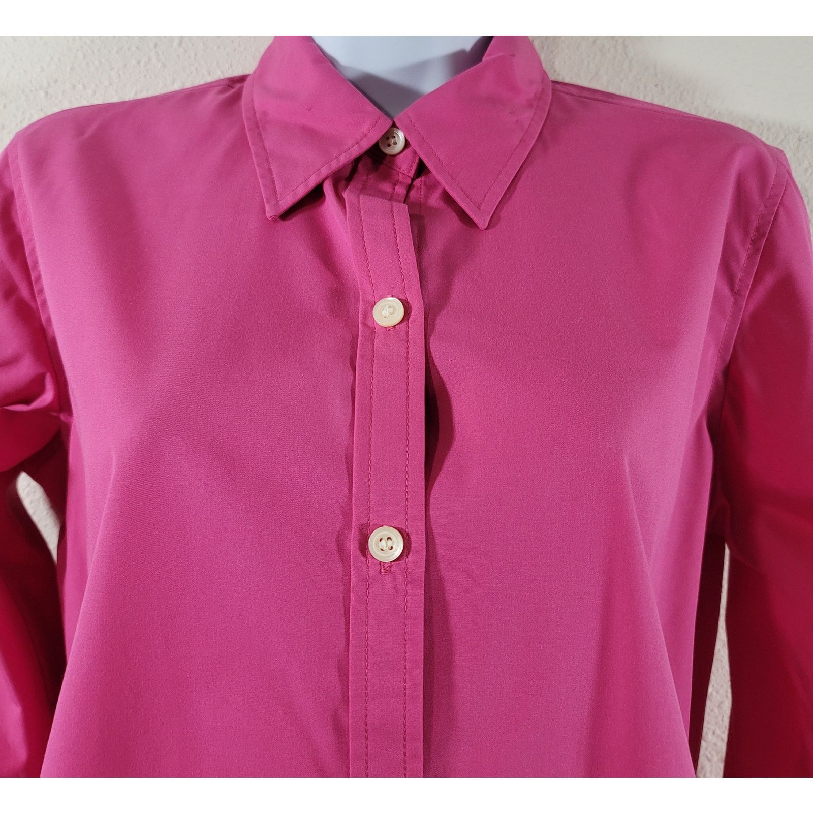 Other Liz Claiborne Pink Button Up Top 4 Lightweight New With Tags Size S / US 4 / IT 40 - 6 Thumbnail