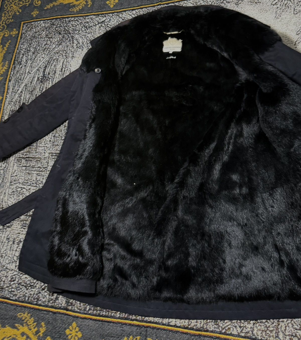 Opening Ceremony “Opening ceremony” Black vintage trenchcoat Size US L / EU 52-54 / 3 - 5 Thumbnail