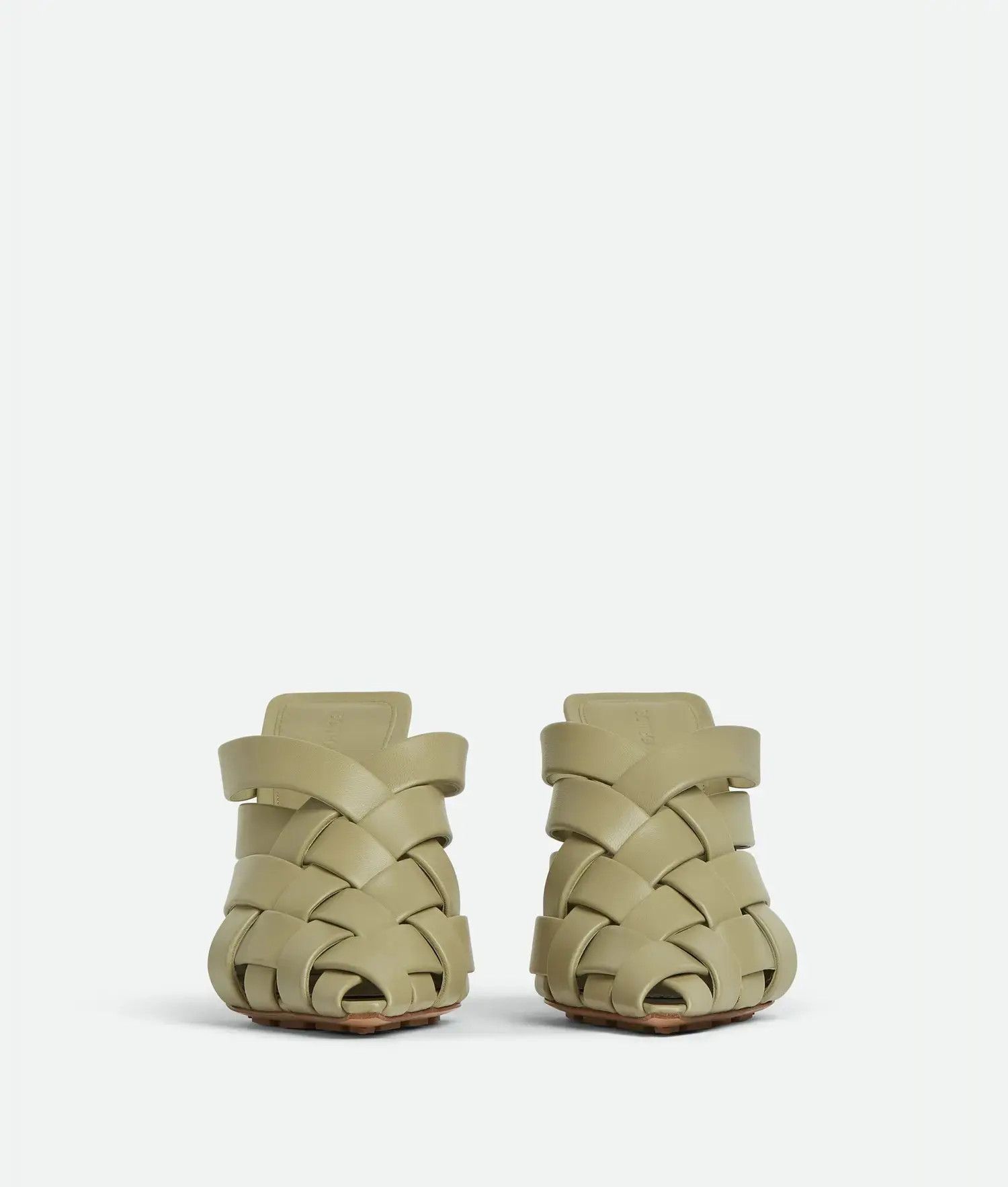 Bottega Veneta o1bcso1str0225 Alfie Mules in Green Size US 6.5 / IT 36.5 - 2 Thumbnail