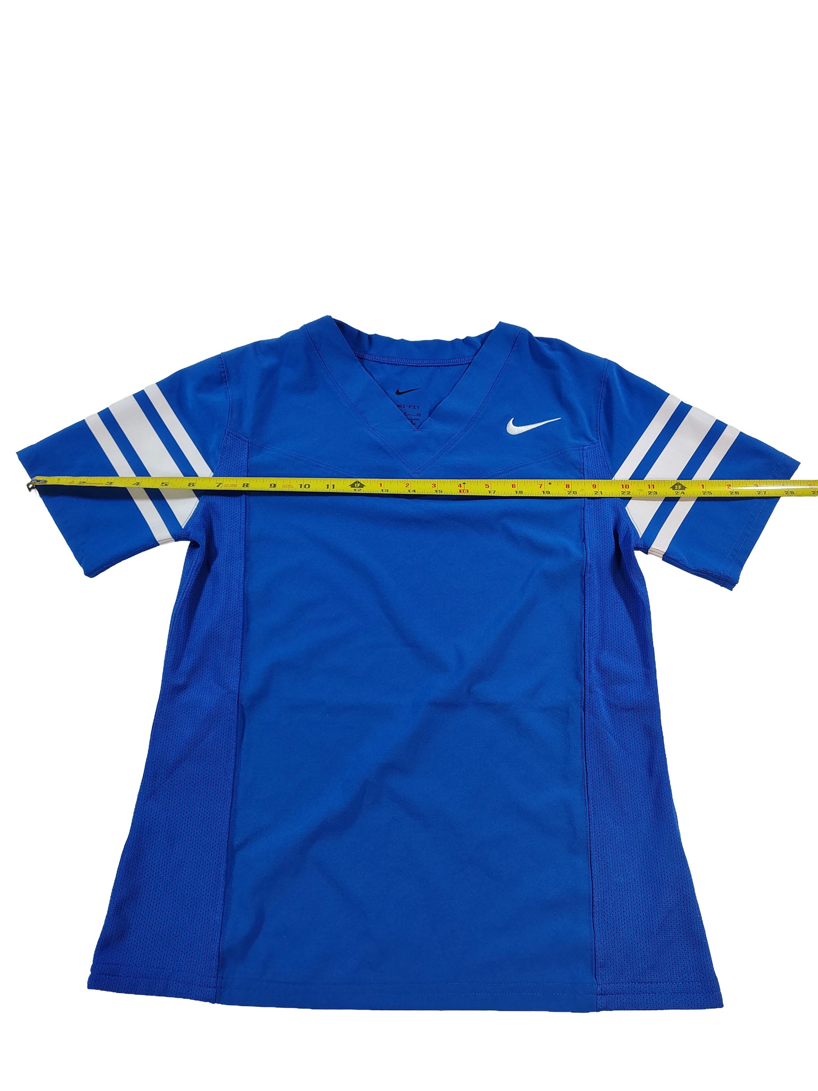 Nike Men's Light Blue & White Striped Nike Dri-Fit Shirt Size US S / EU 44-46 / 1 - 6 Thumbnail