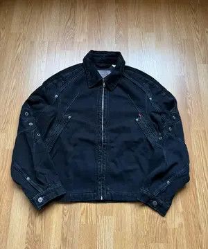 Kiko Kostadinov × Levi's CC28 Articulated Darted Denim Jacket in Black Size US XS / EU 42 / 0 - 1 Thumbnail