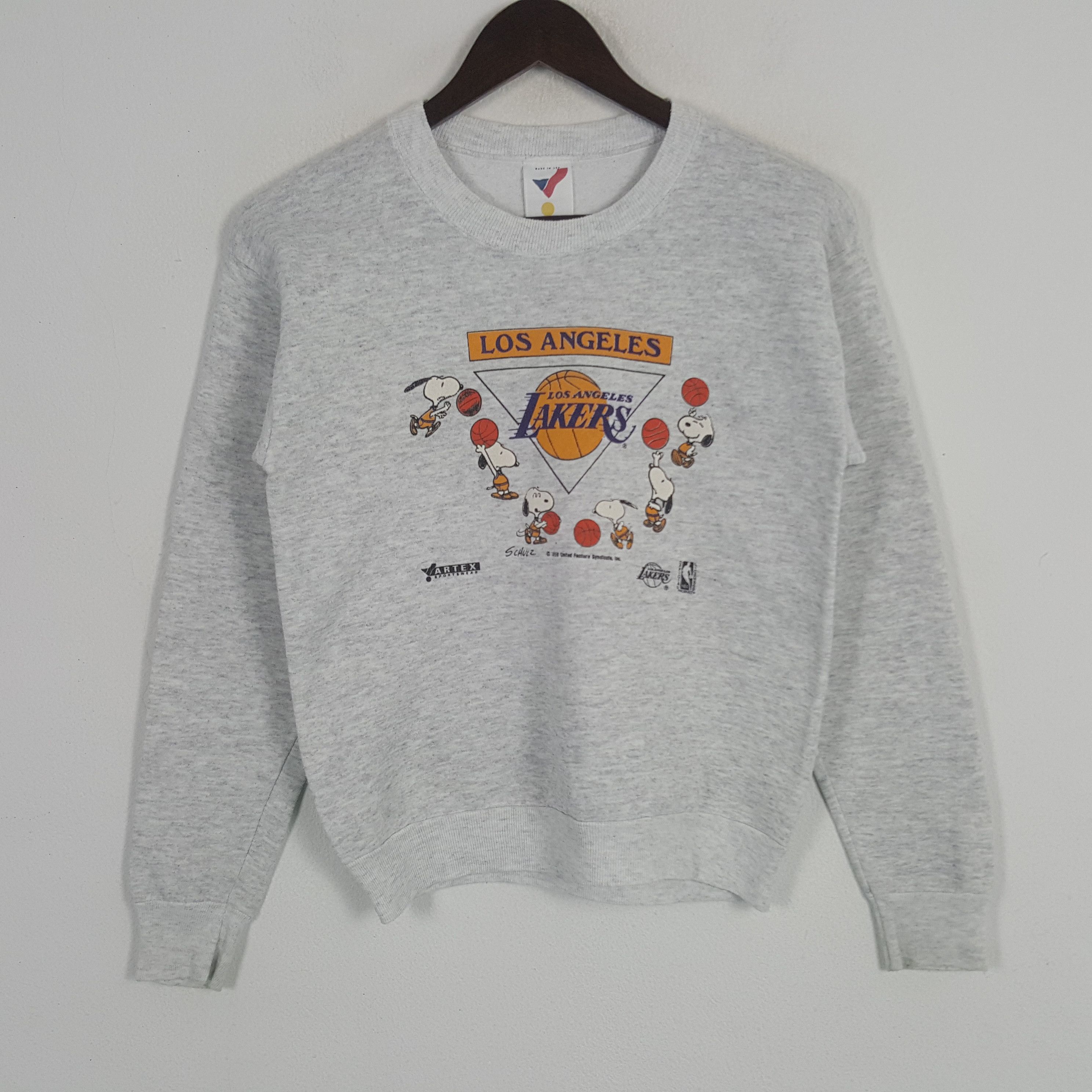 NBA × Vintage Vintage Los Angeles Lakers X Snoopy Sweatshirt Size US XS / EU 42 / 0 - 1 Thumbnail