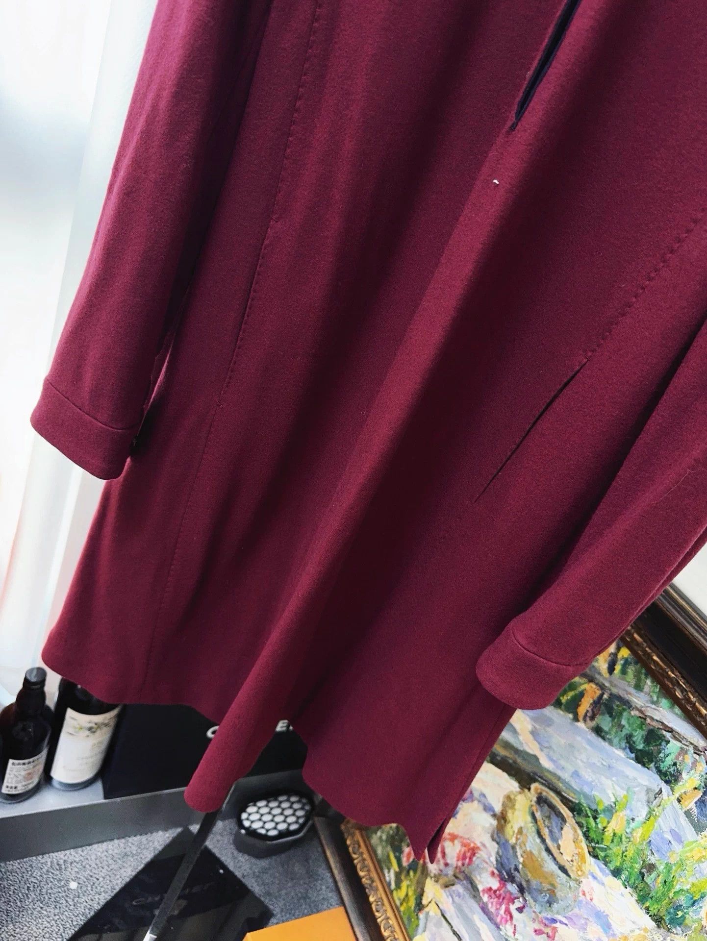 Loro Piana Loro Piana burgundy shirt dress 40 Size M / US 6-8 / IT 42-44 - 4 Thumbnail