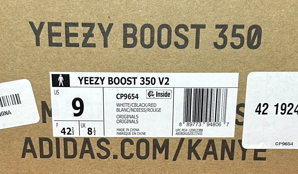 Yeezy Size 9 - Adidas Yeezy Boost 350 V2 Zebra Size US 9 / EU 42 - 8 Thumbnail