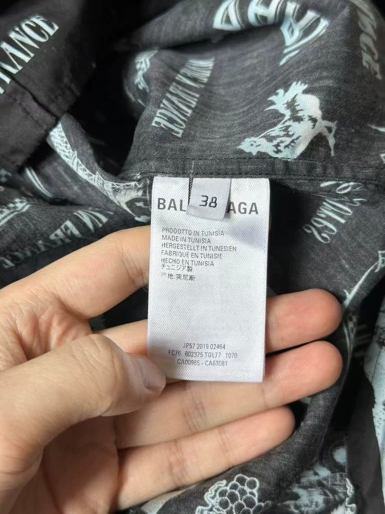 Balenciaga Balenciaga size 38 Tower Short Sleeve Shirt Size US M / EU 48-50 / 2 - 4 Thumbnail