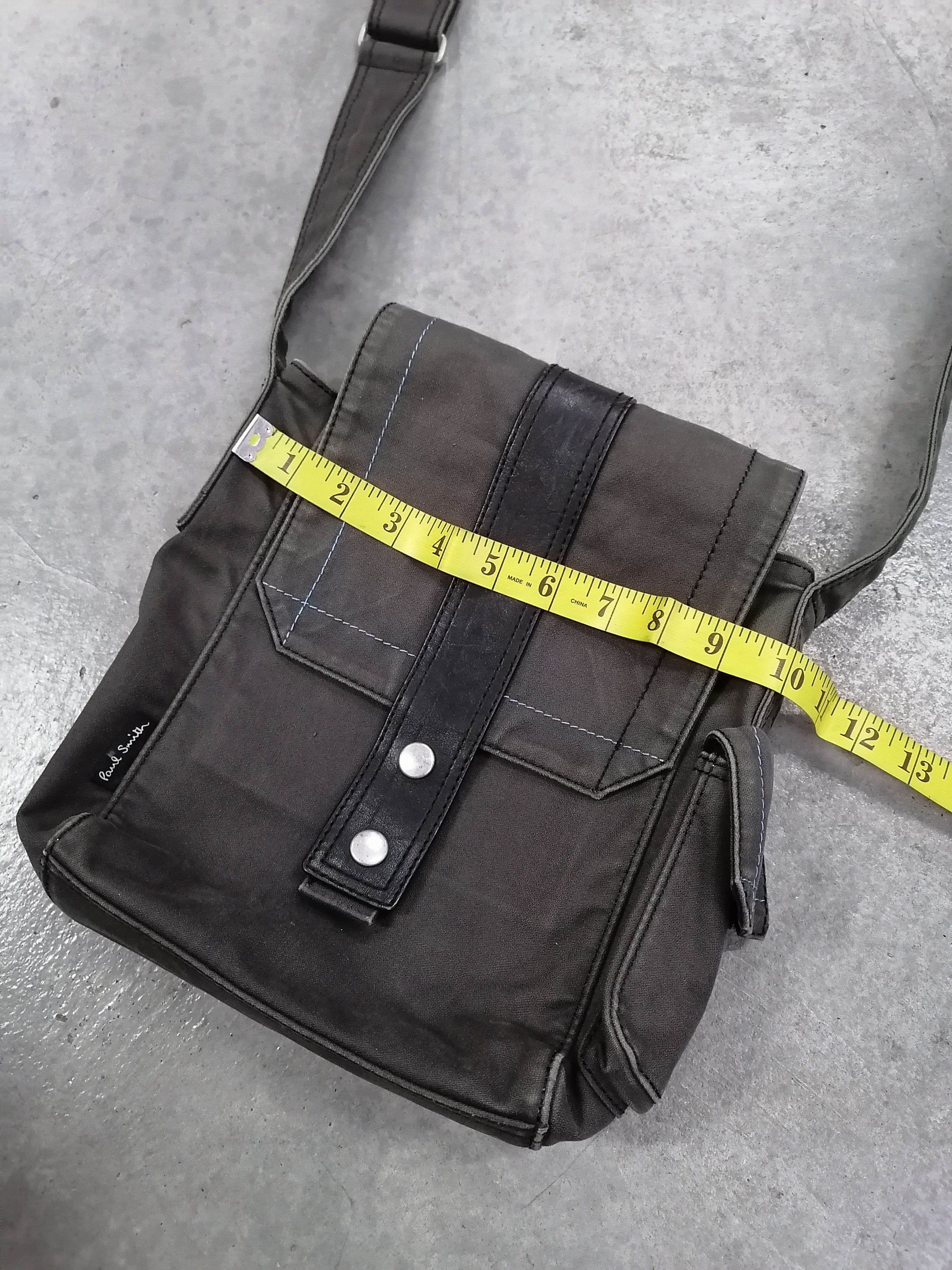 Vintage Paul Smith Waxed Canvas Sling / Crossbody Bag Size ONE SIZE - 9 Thumbnail