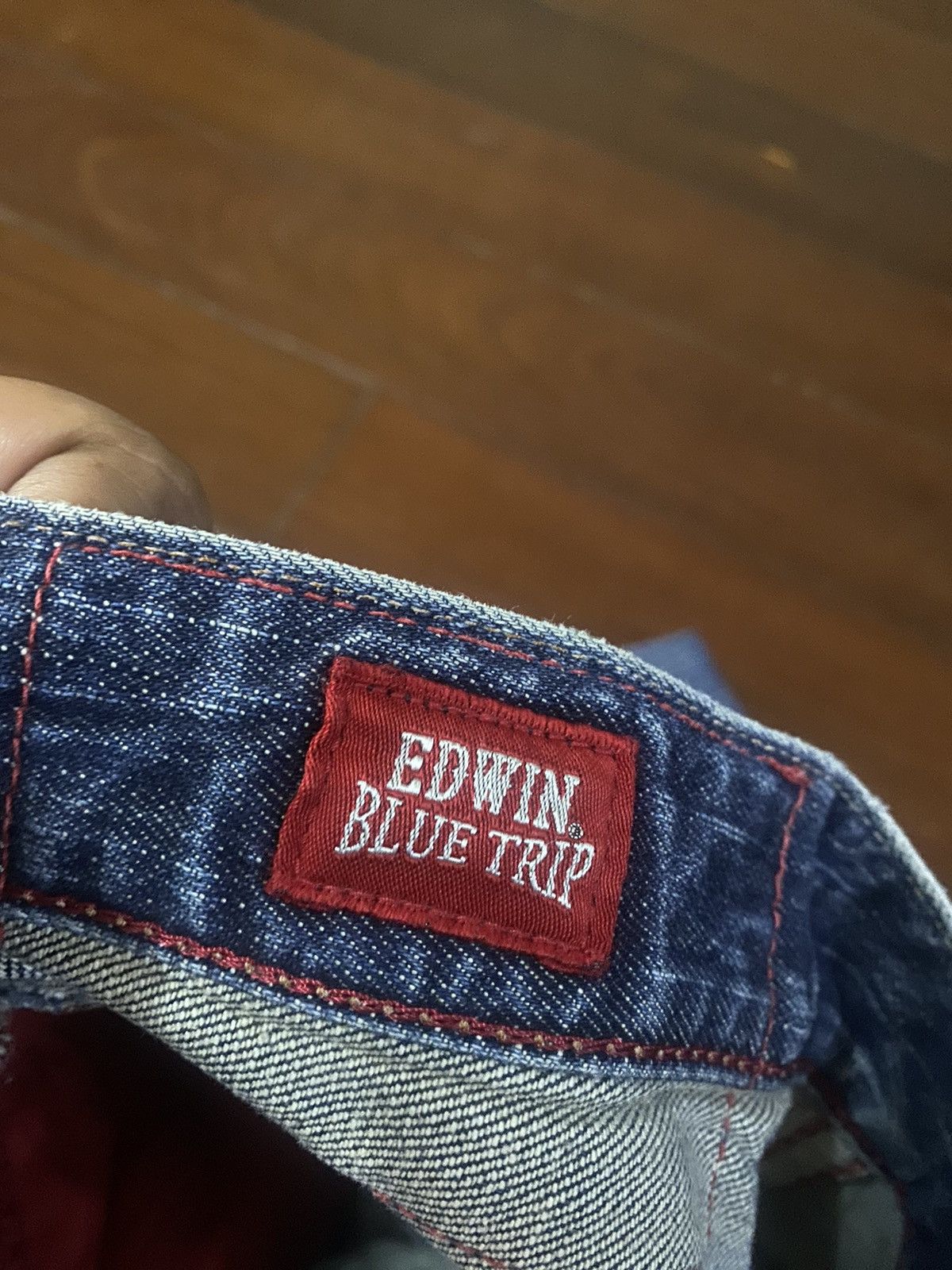 Edwin Fire 🔥🔥 EDWIN BLUE TRIP distressed denim flare jeans S1 Size US 32 / EU 48 - 10 Thumbnail